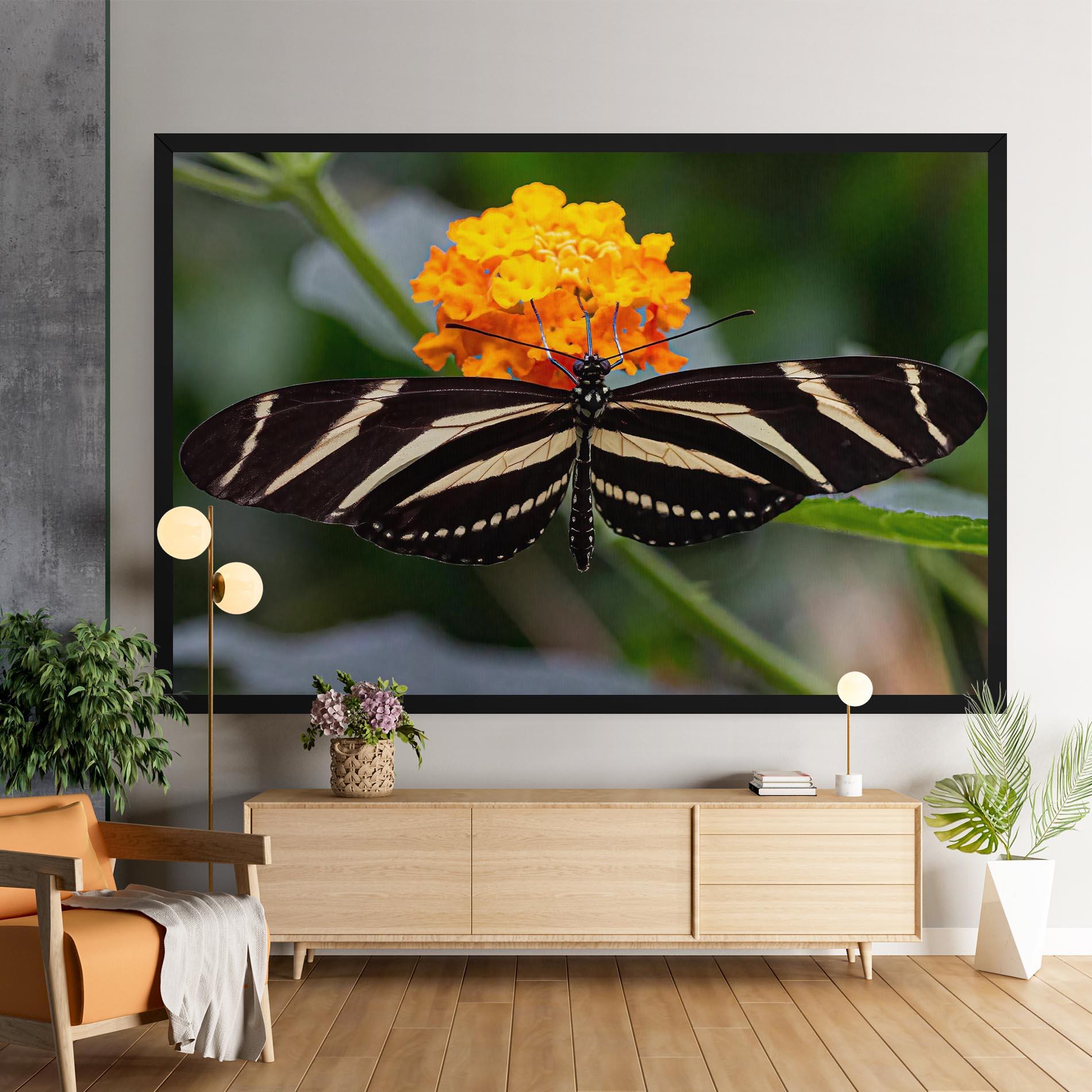 Leinwandbild Big Wings Butterfly mockup 9