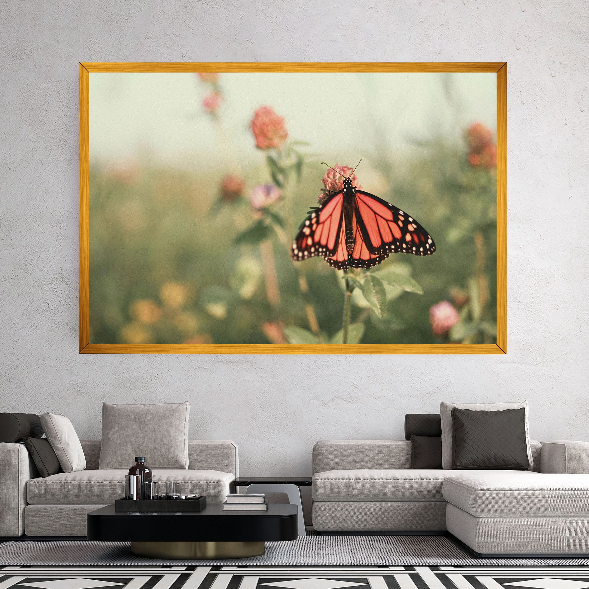 Light Red Butterfly mockup 2
