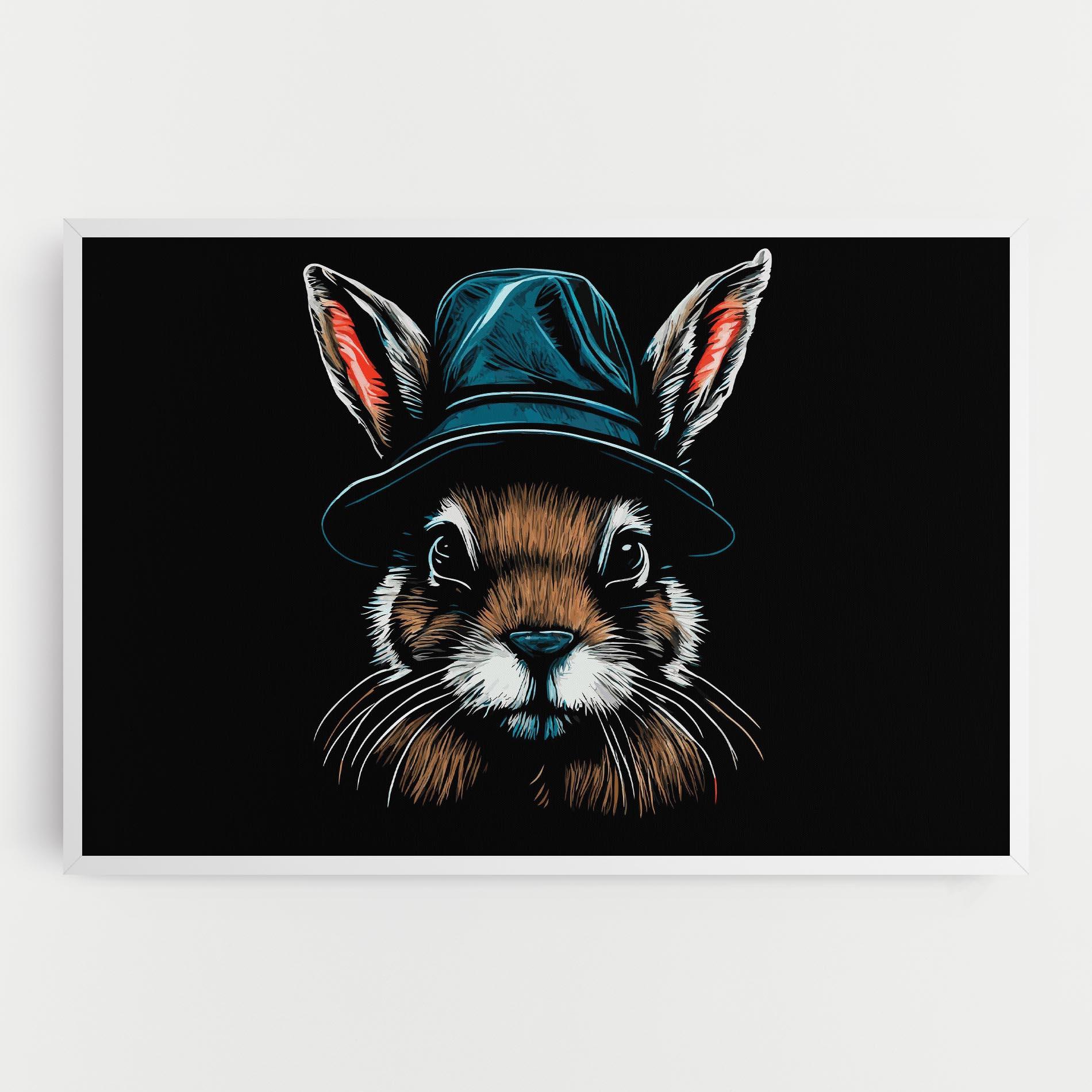 Leinwandbild Hat Bunny mockup 0