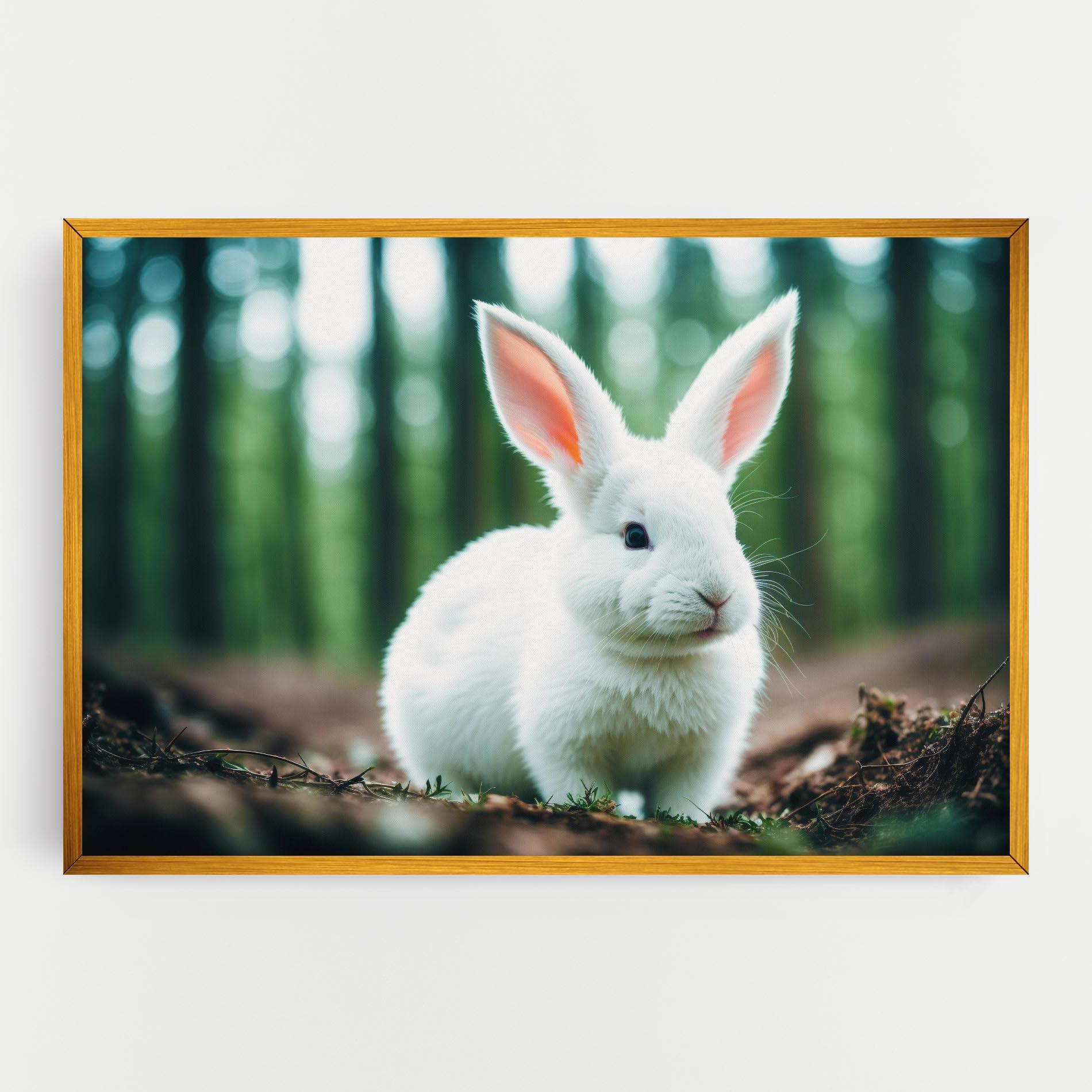 Leinwandbild Forest Bunny mockup 0