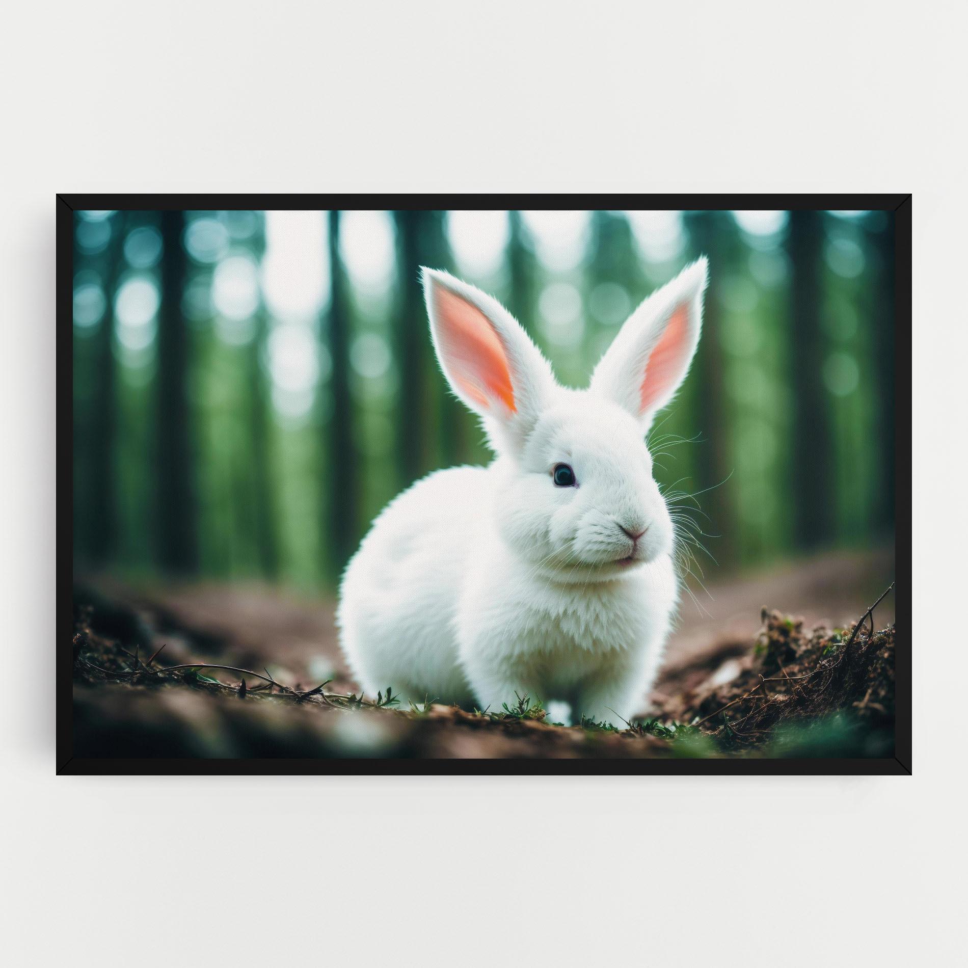 Leinwandbild Forest Bunny mockup 0
