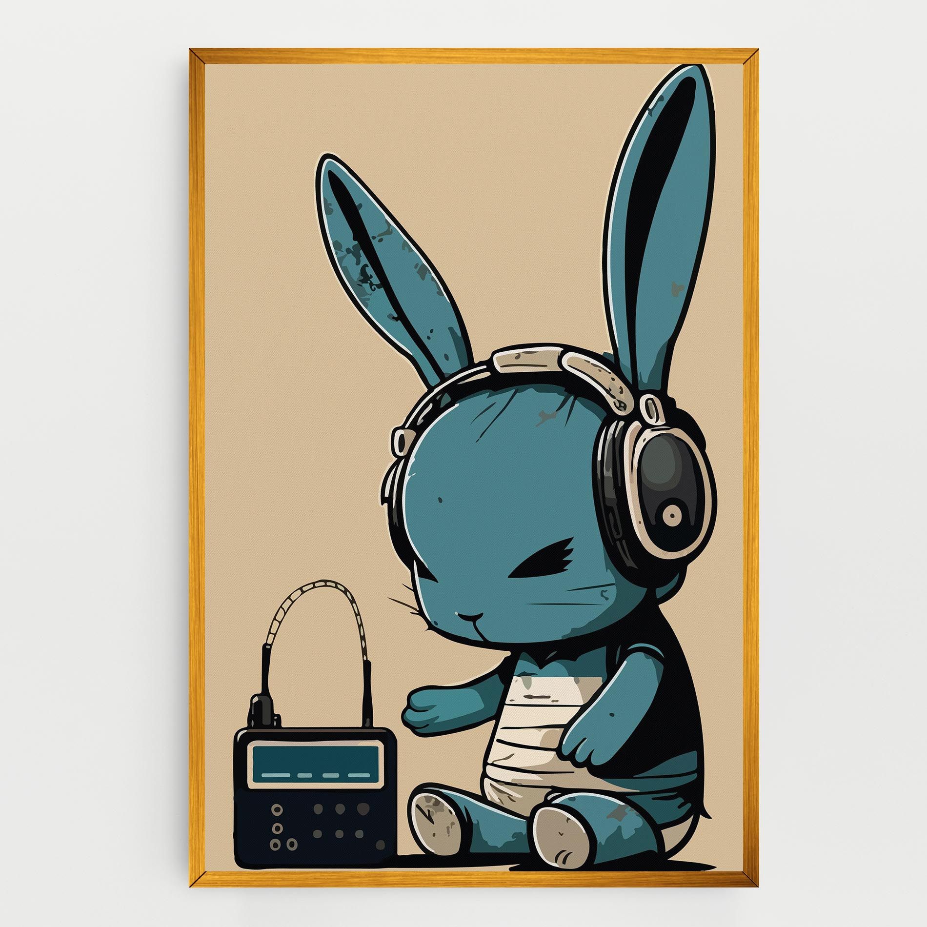 Blue Baby Bunny mockup 0