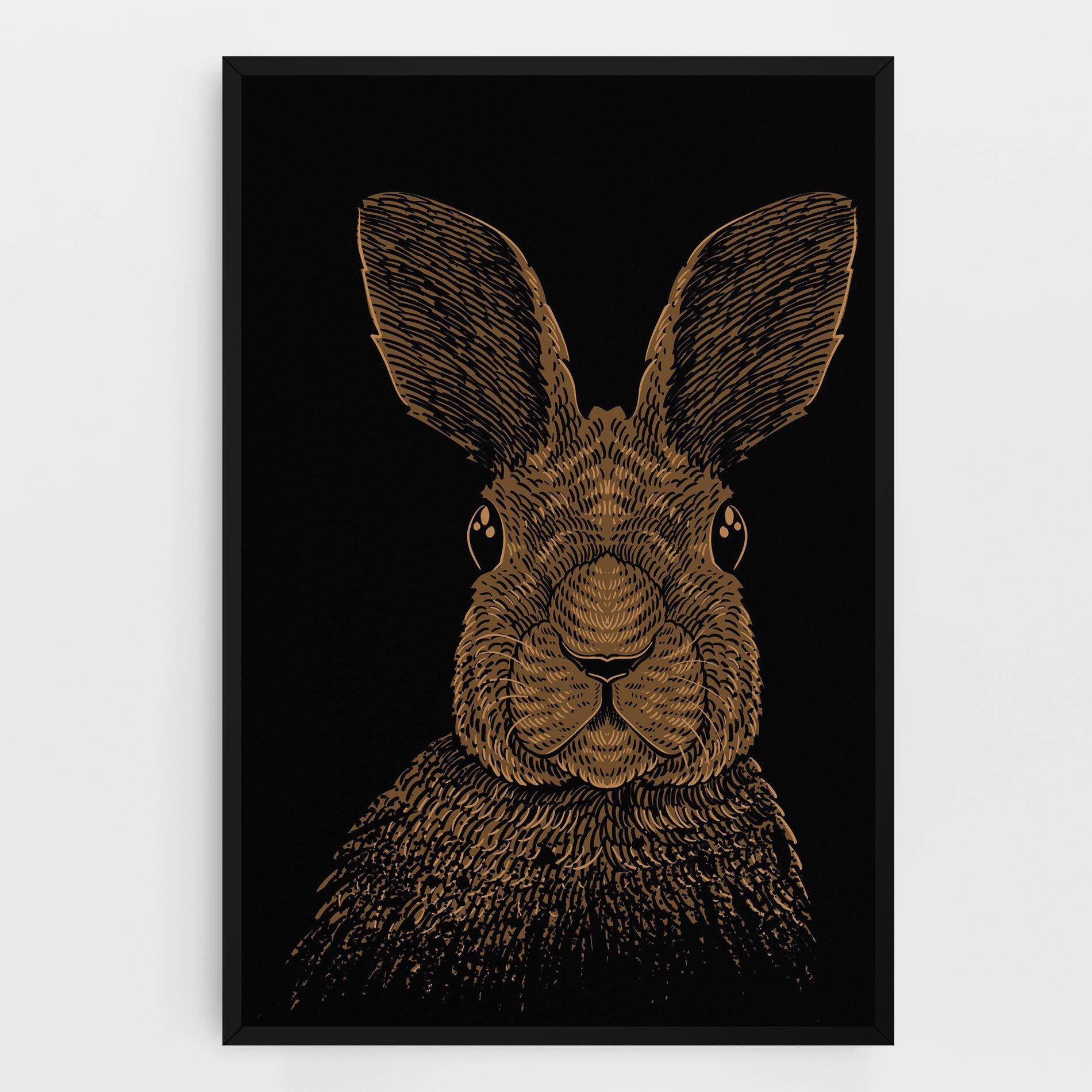 Leinwandbild Brown Bunny mockup 0