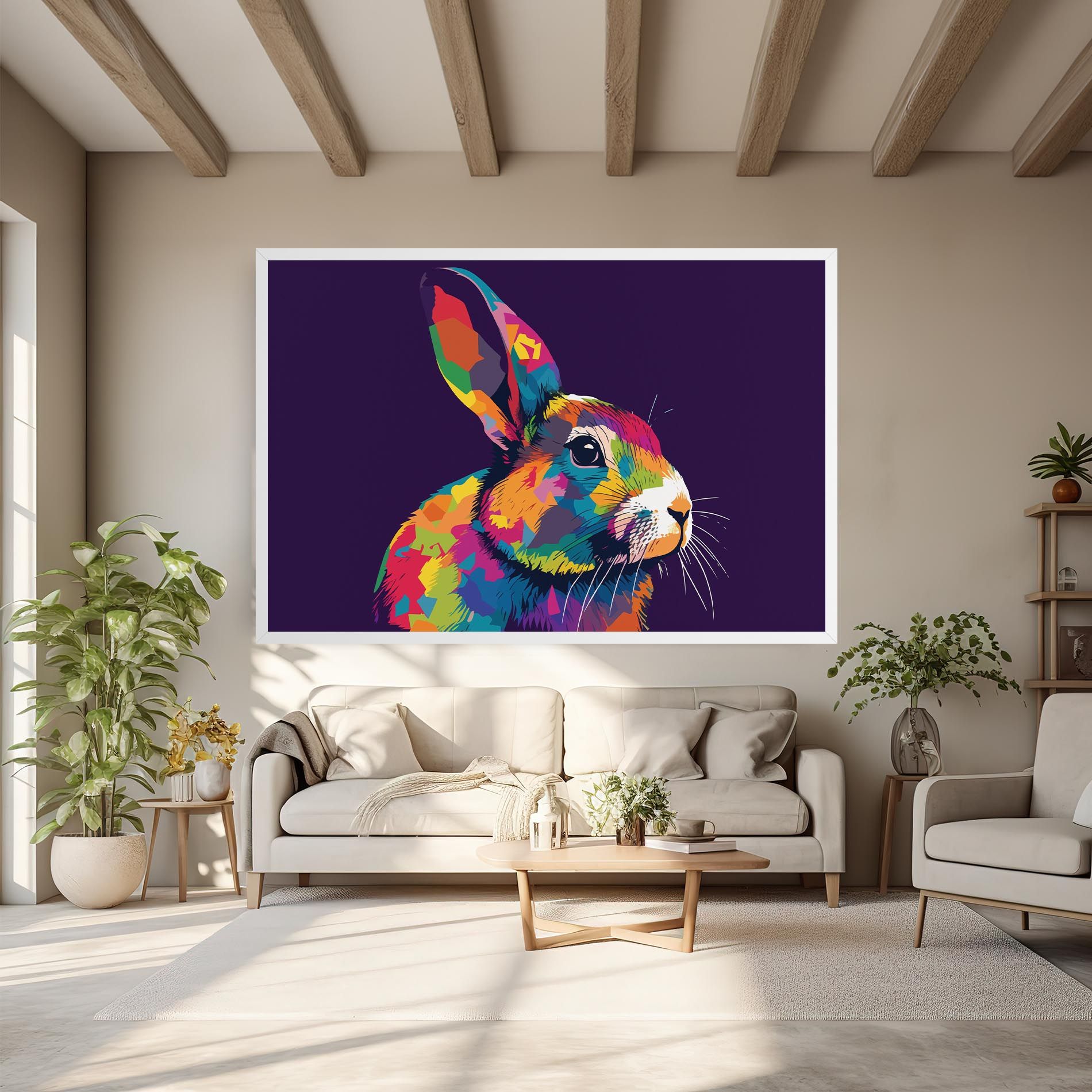 Bunny On Purple mockup 6