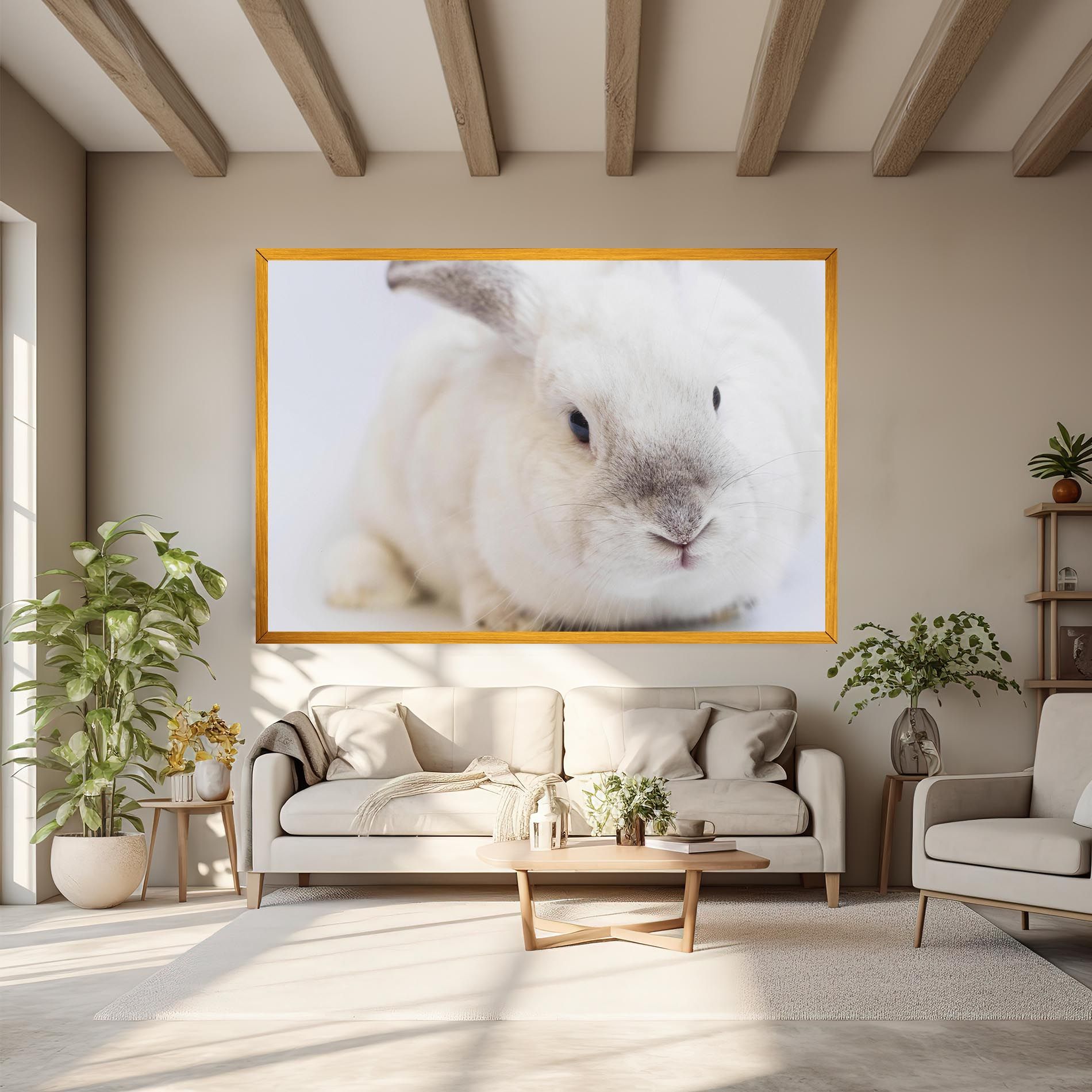 Light Grey Bunny mockup 6