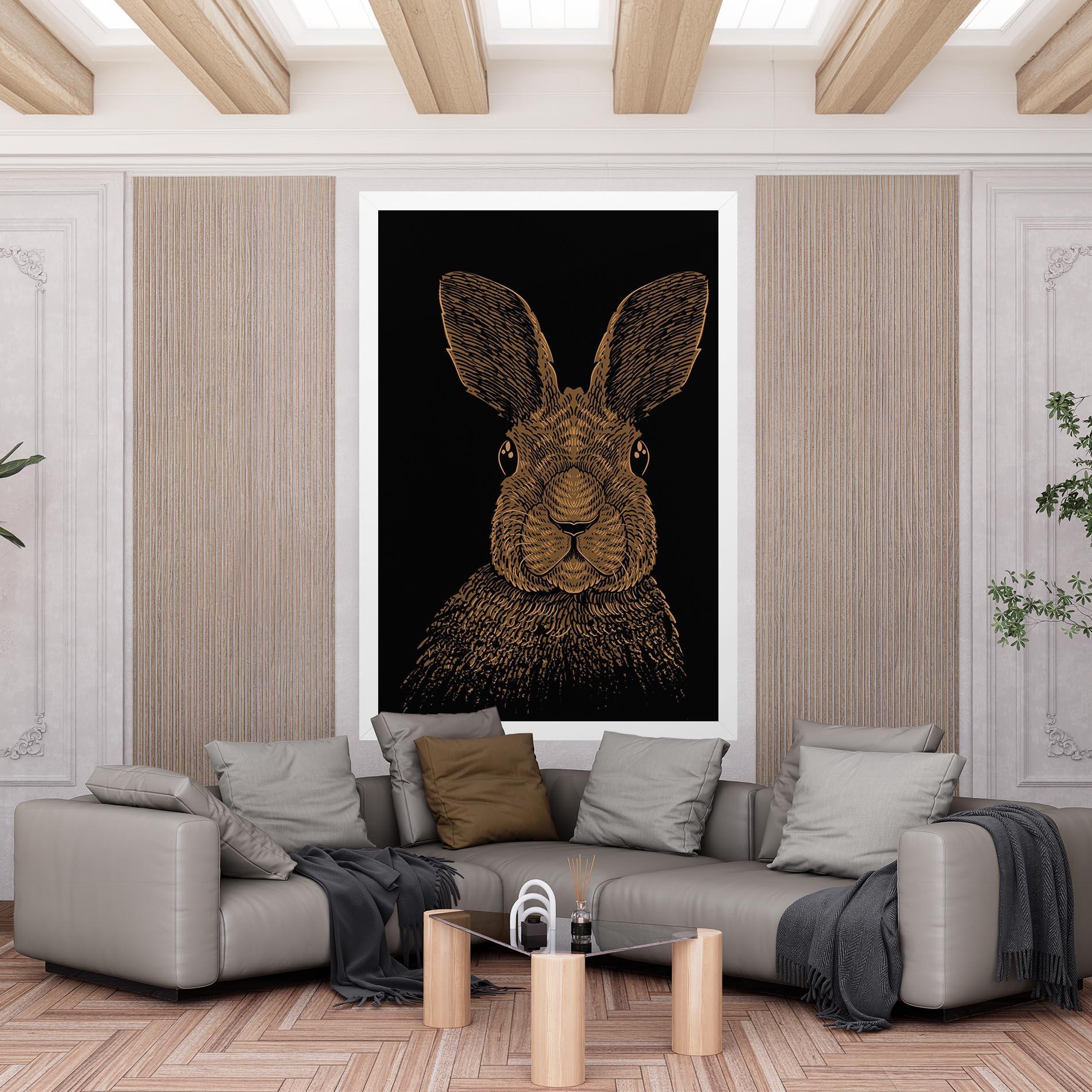 Leinwandbild Brown Bunny mockup 6