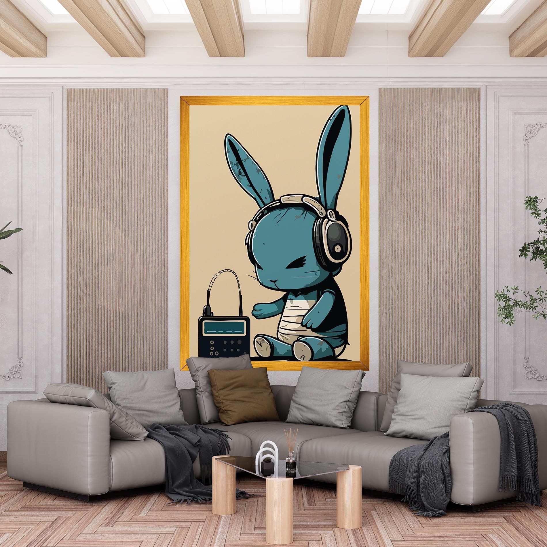 Blue Baby Bunny mockup 6
