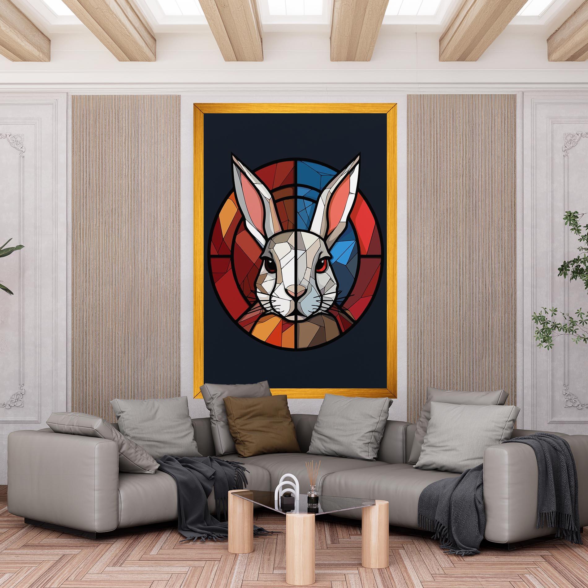 Leinwandbild Bunny mockup 6