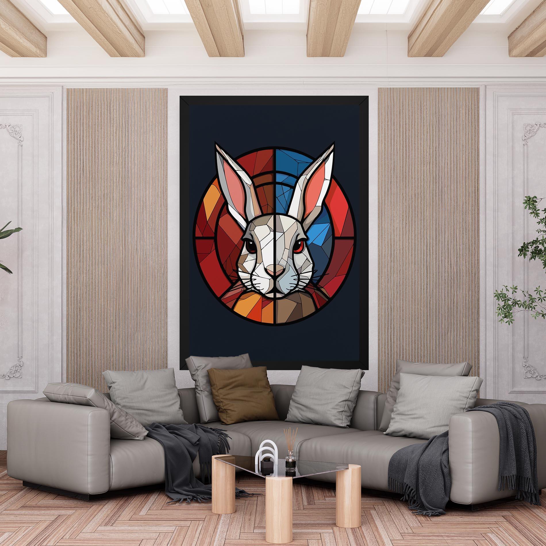Leinwandbild Bunny mockup 6