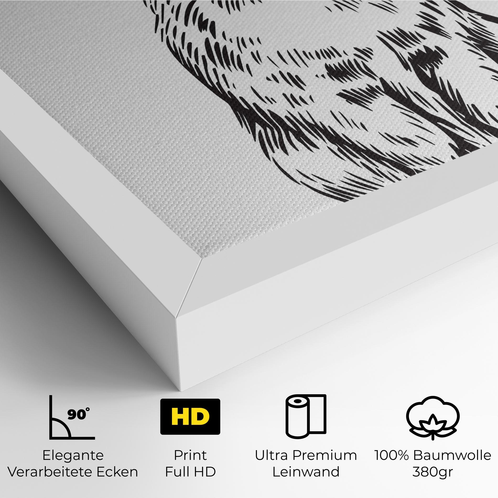 Leinwandbild Cute Bunny mockup 4