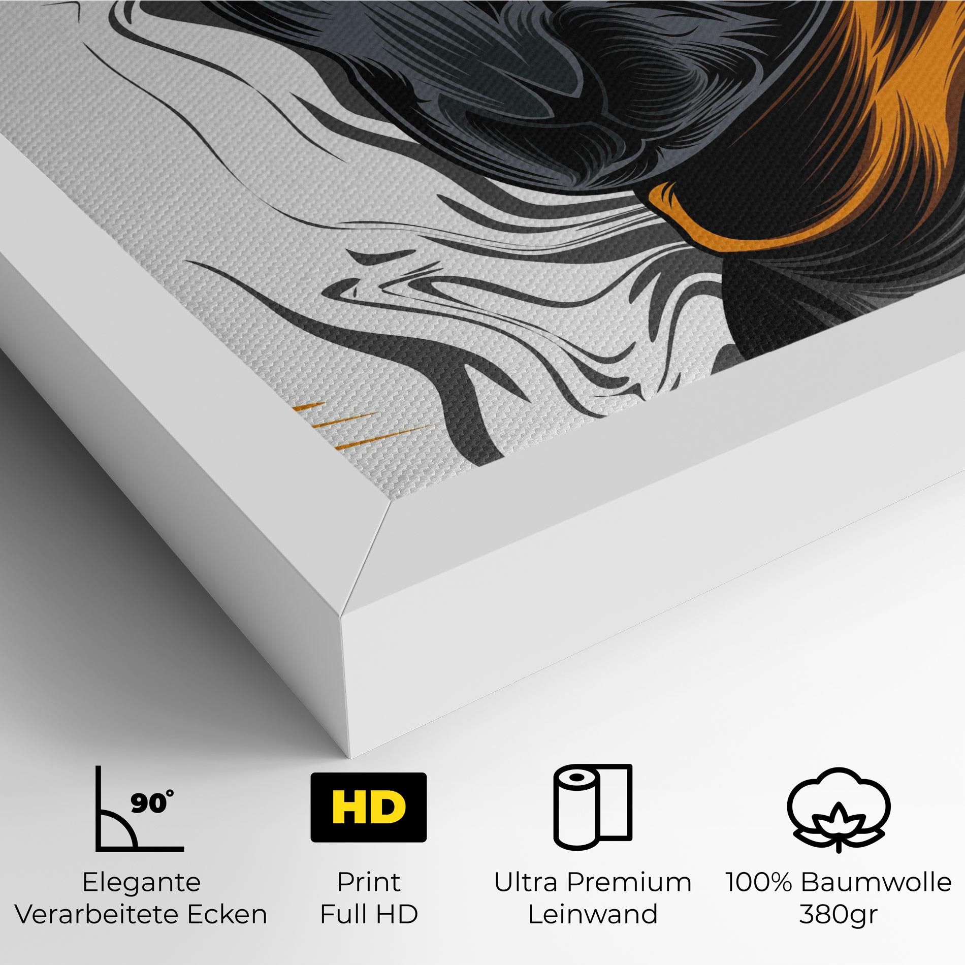 Cyborg Yellow Bunny mockup 4