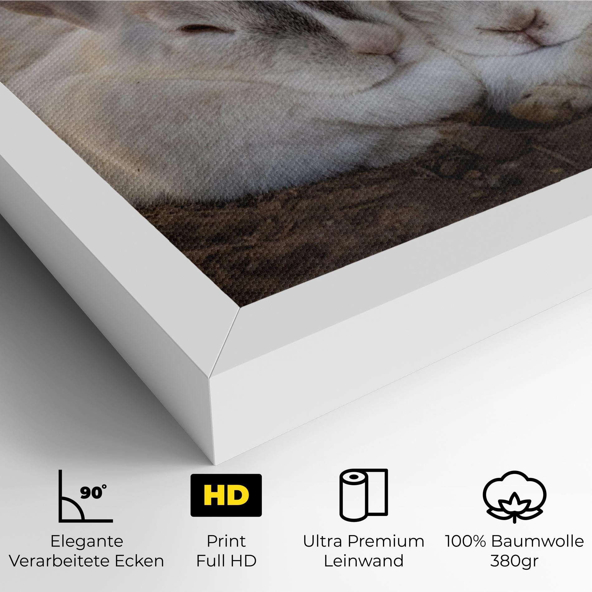 Light Grey Bunny Sleeping mockup 4