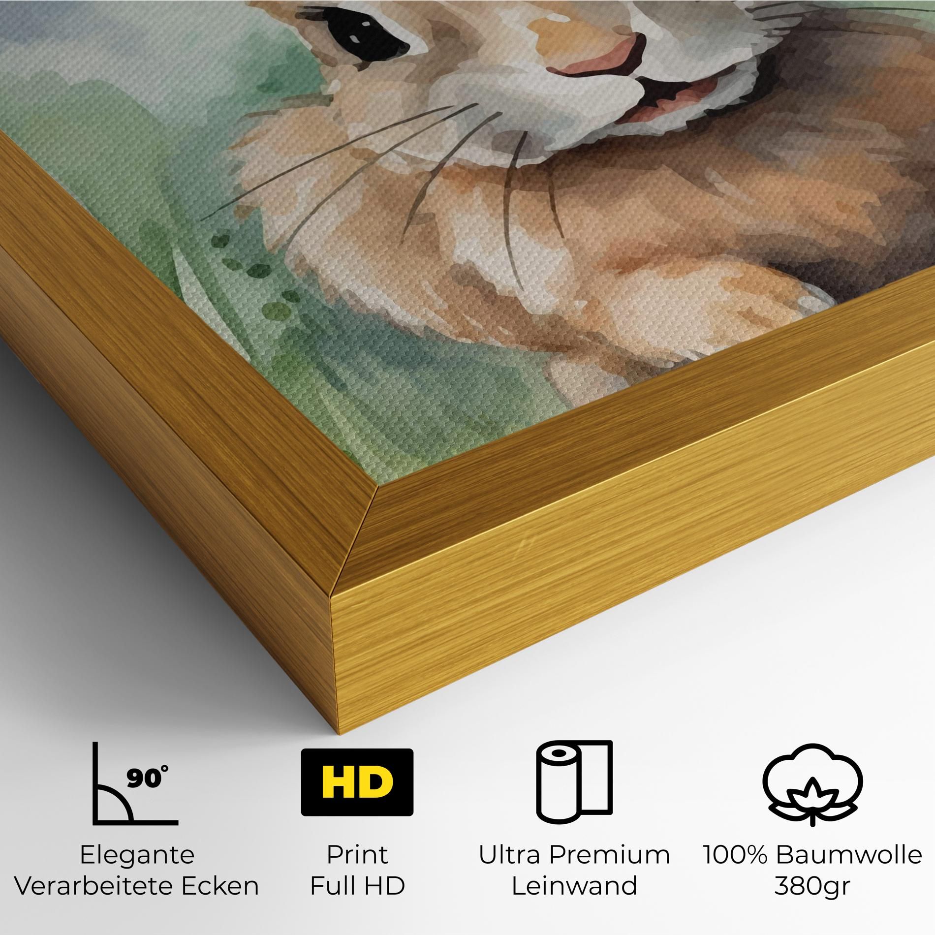 Brown Cream Bunny mockup 4