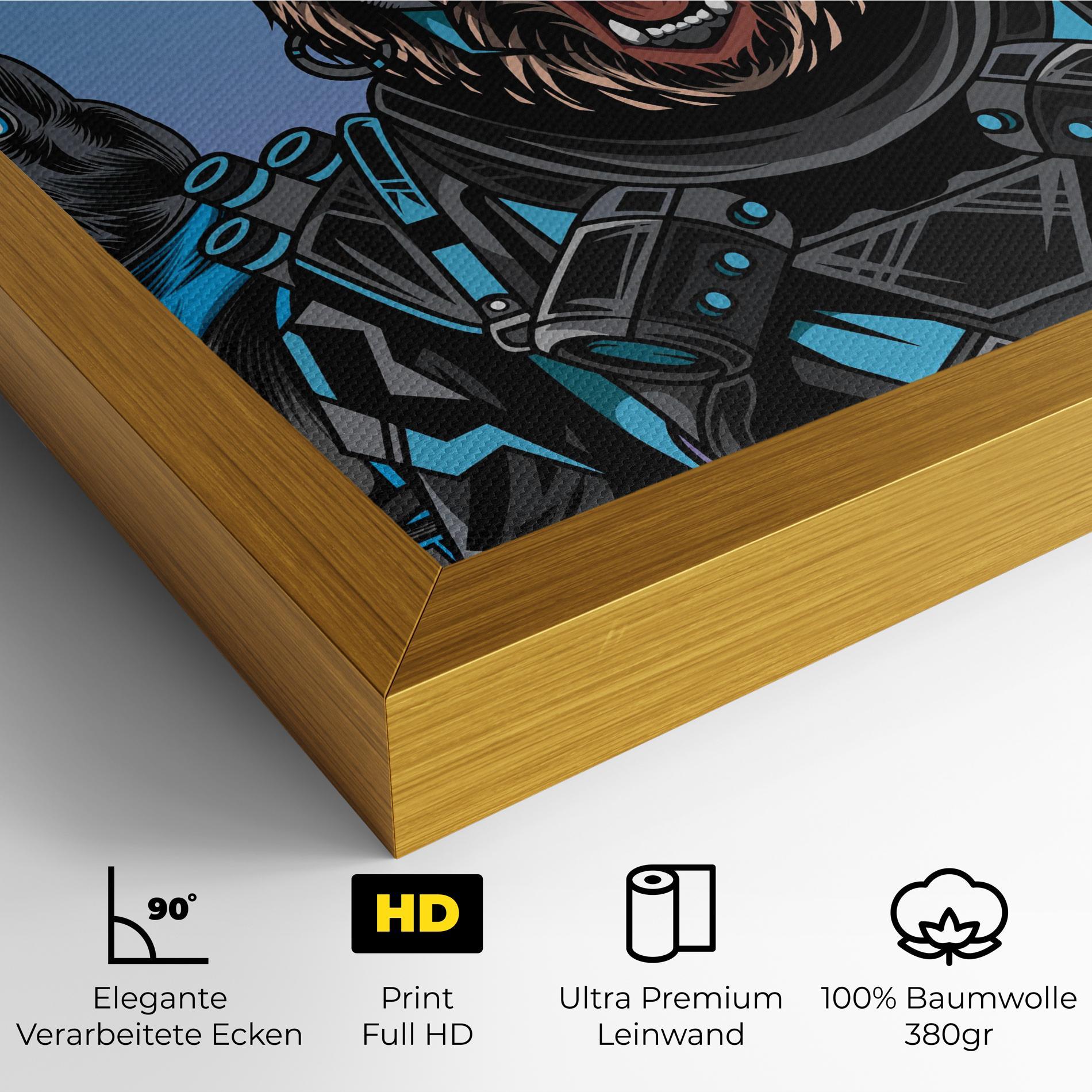 Leinwandbild Bunny Bear mockup 4