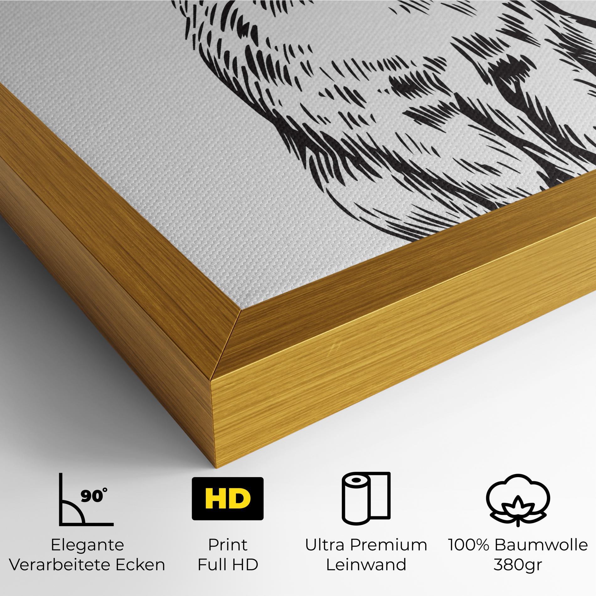 Leinwandbild Cute Bunny mockup 4