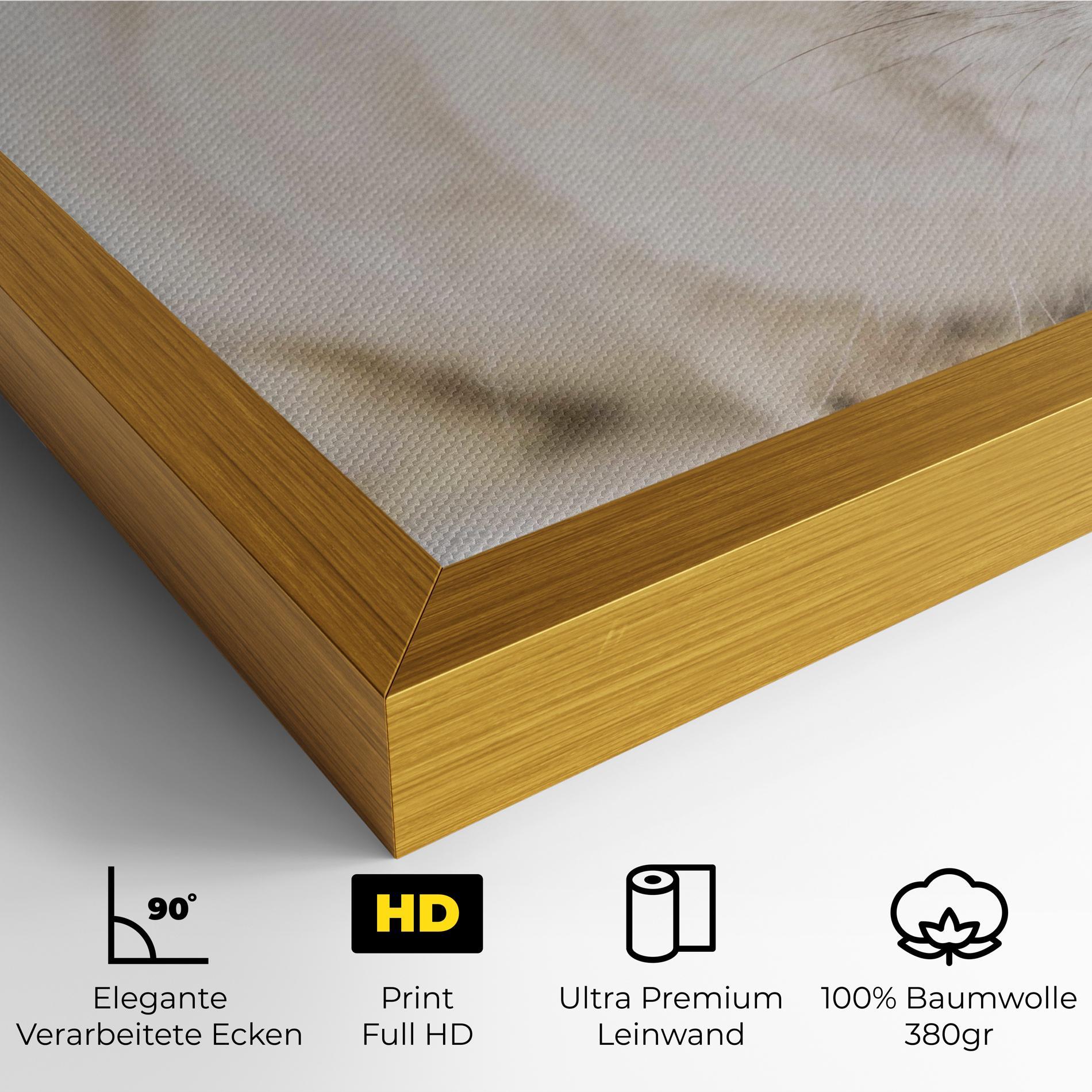 Leinwandbild Light Grey Bunny mockup 4