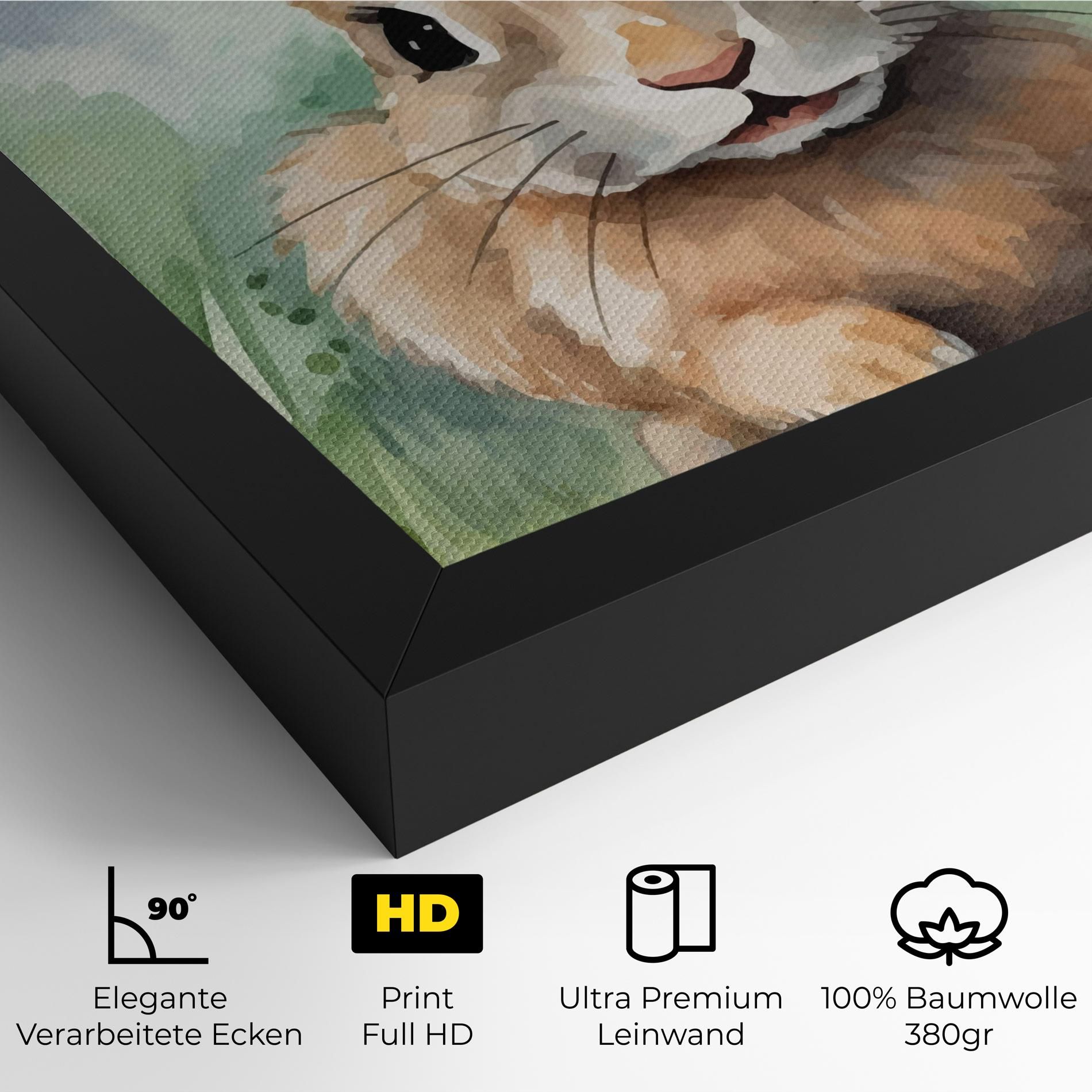 Brown Cream Bunny mockup 4