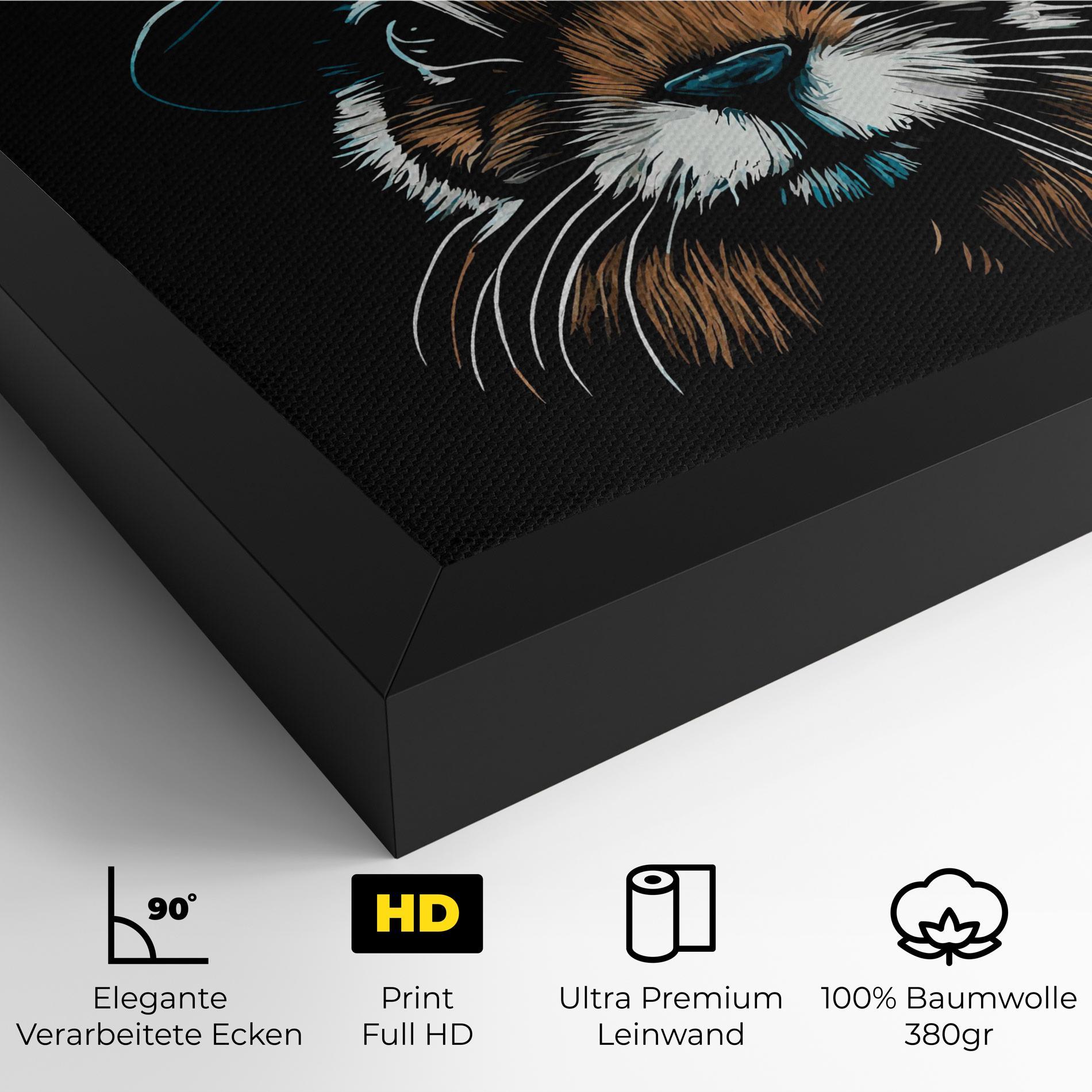 Leinwandbild Hat Bunny mockup 4