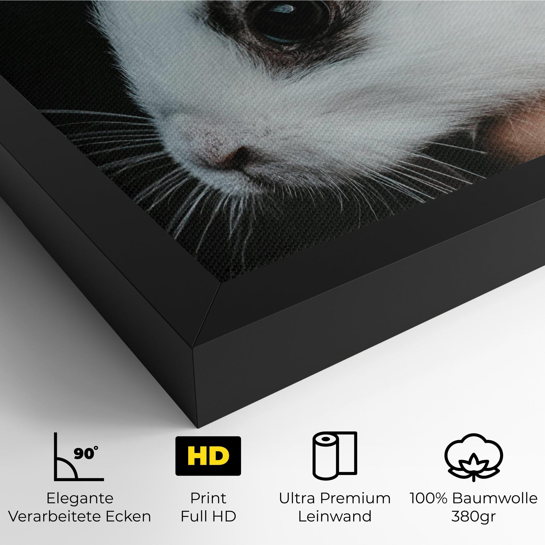 Leinwandbild Holding Cute Bunny mockup 4