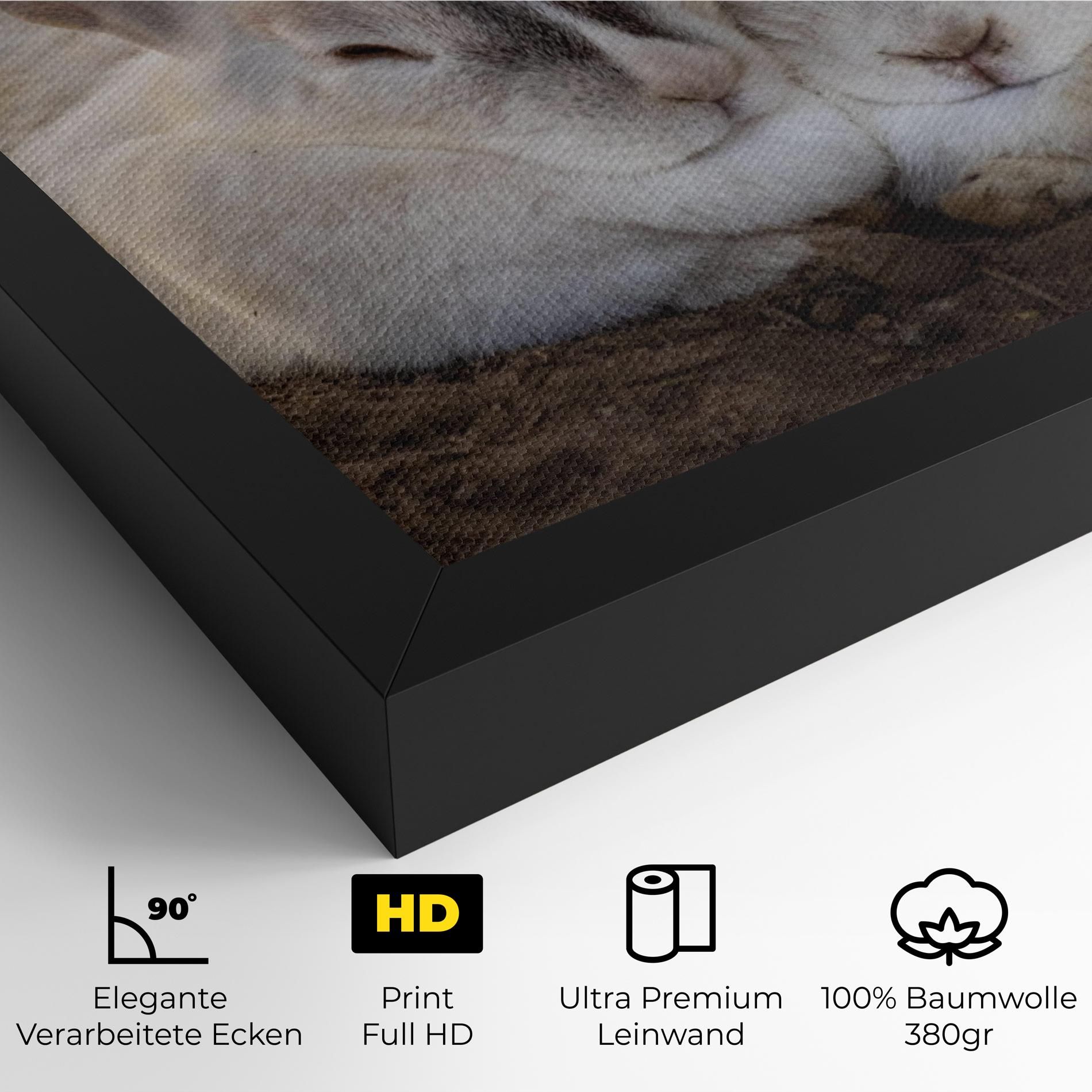 Light Grey Bunny Sleeping mockup 4