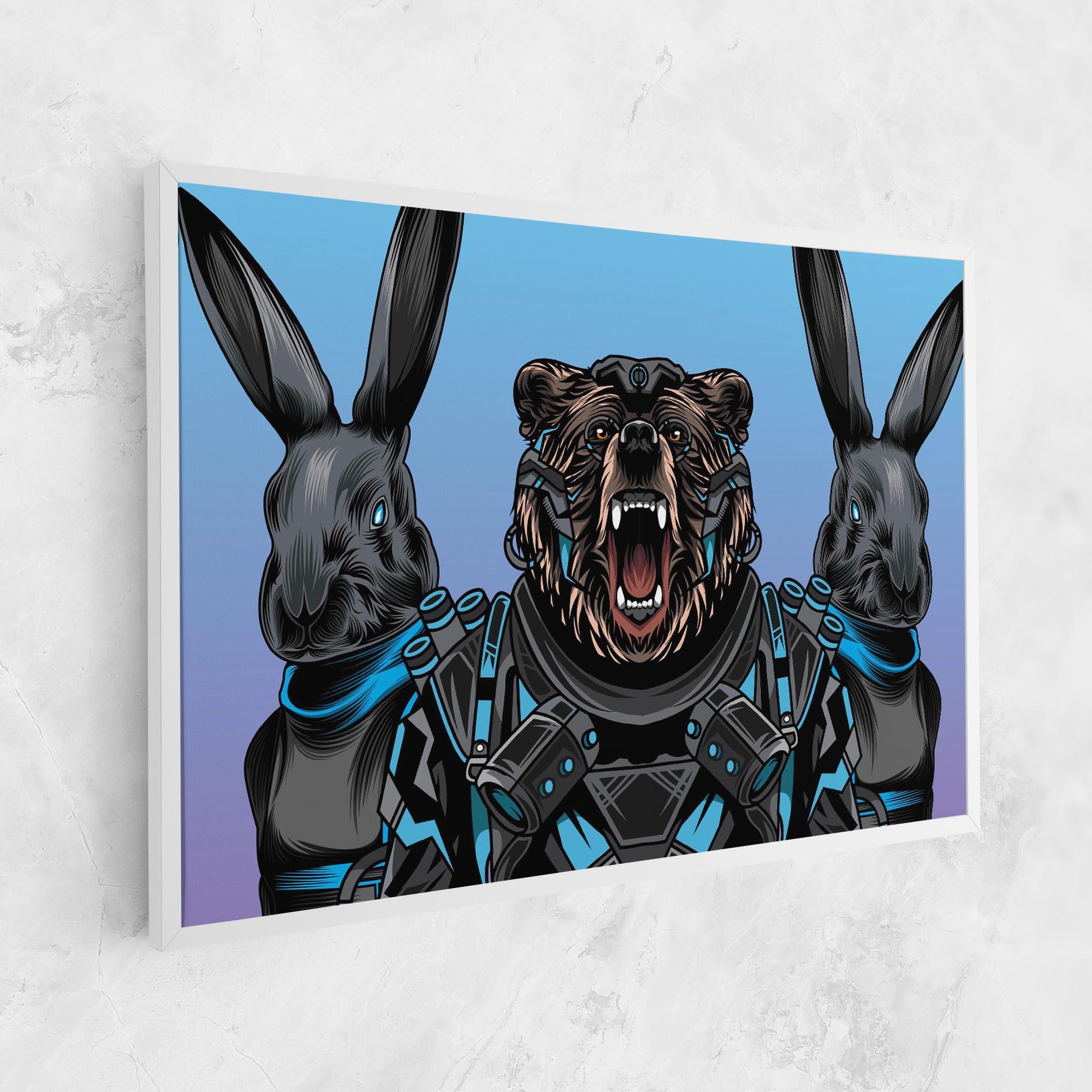Leinwandbild Bunny Bear mockup 1