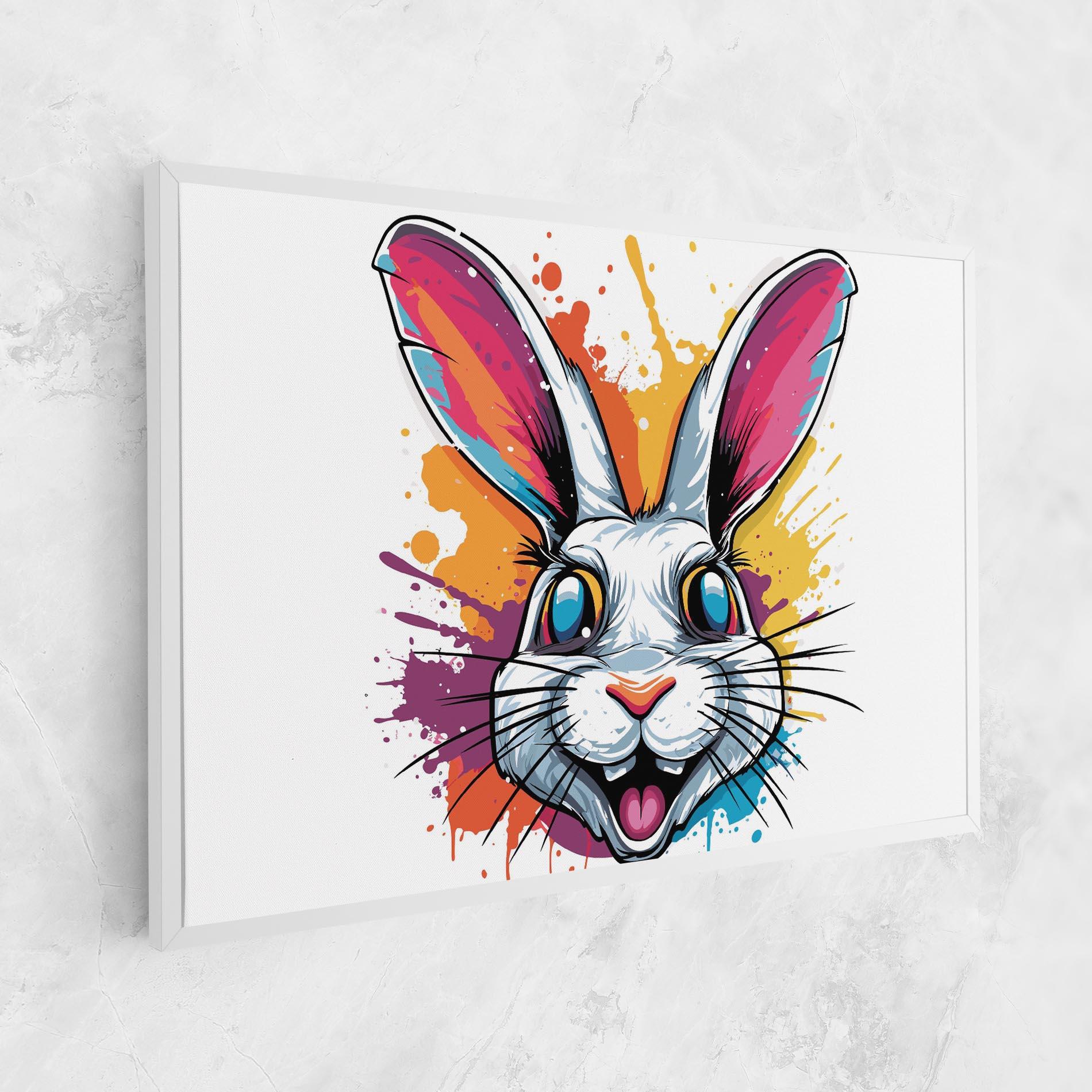 Leinwandbild Crazy Bunny mockup 1