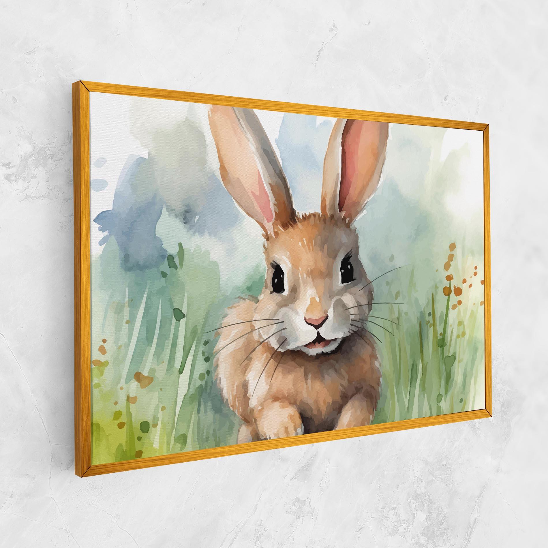 Leinwandbild Brown Cream Bunny mockup 1