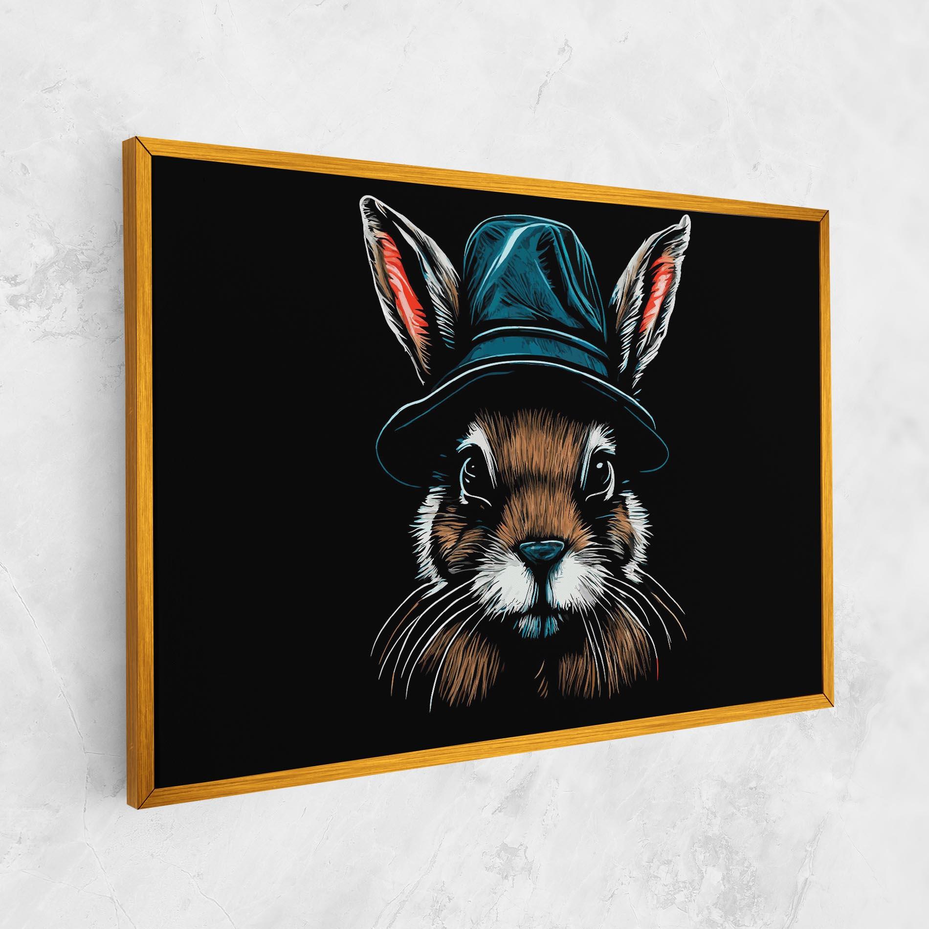 Leinwandbild Hat Bunny mockup 1