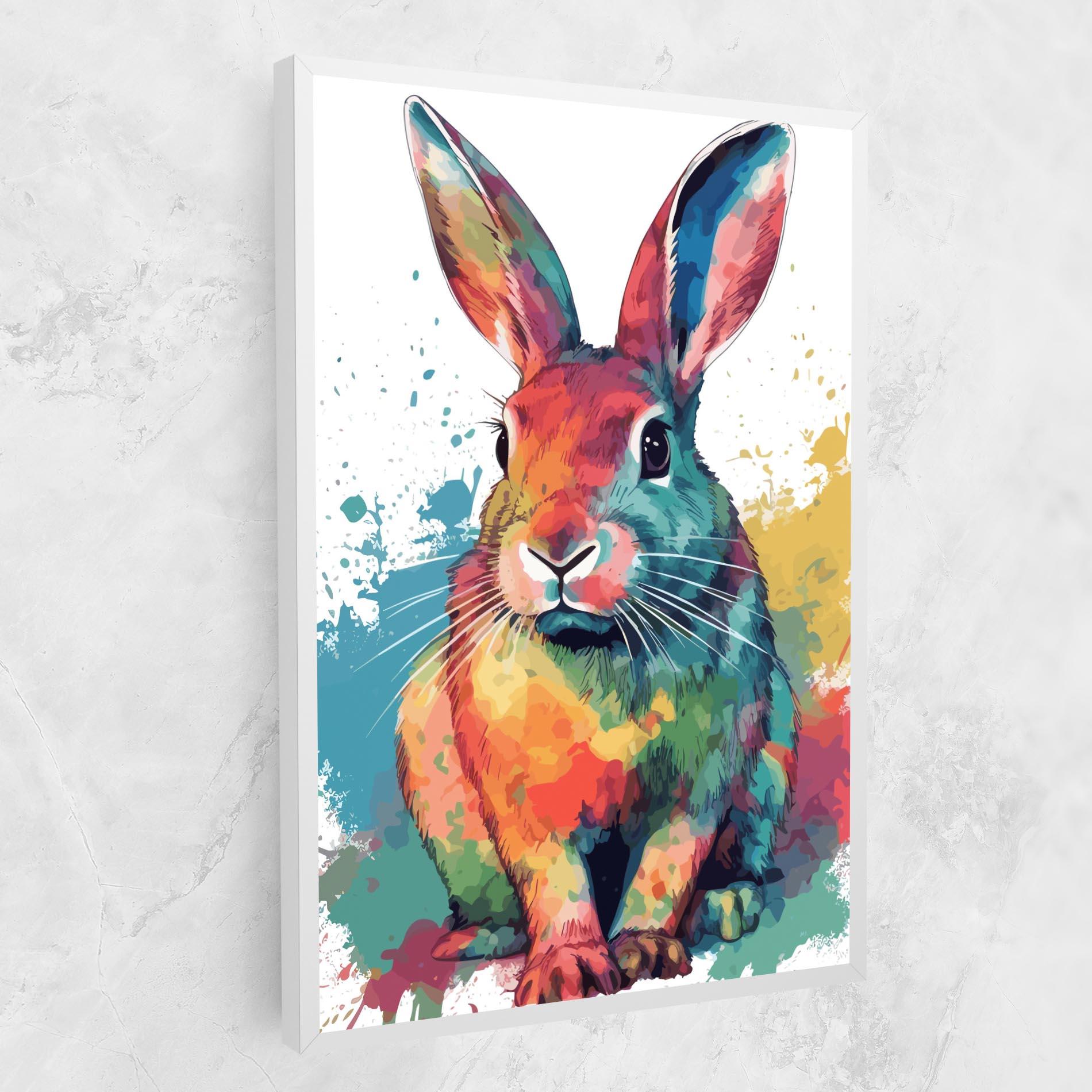 Leinwandbild Brush Rabbit mockup 1