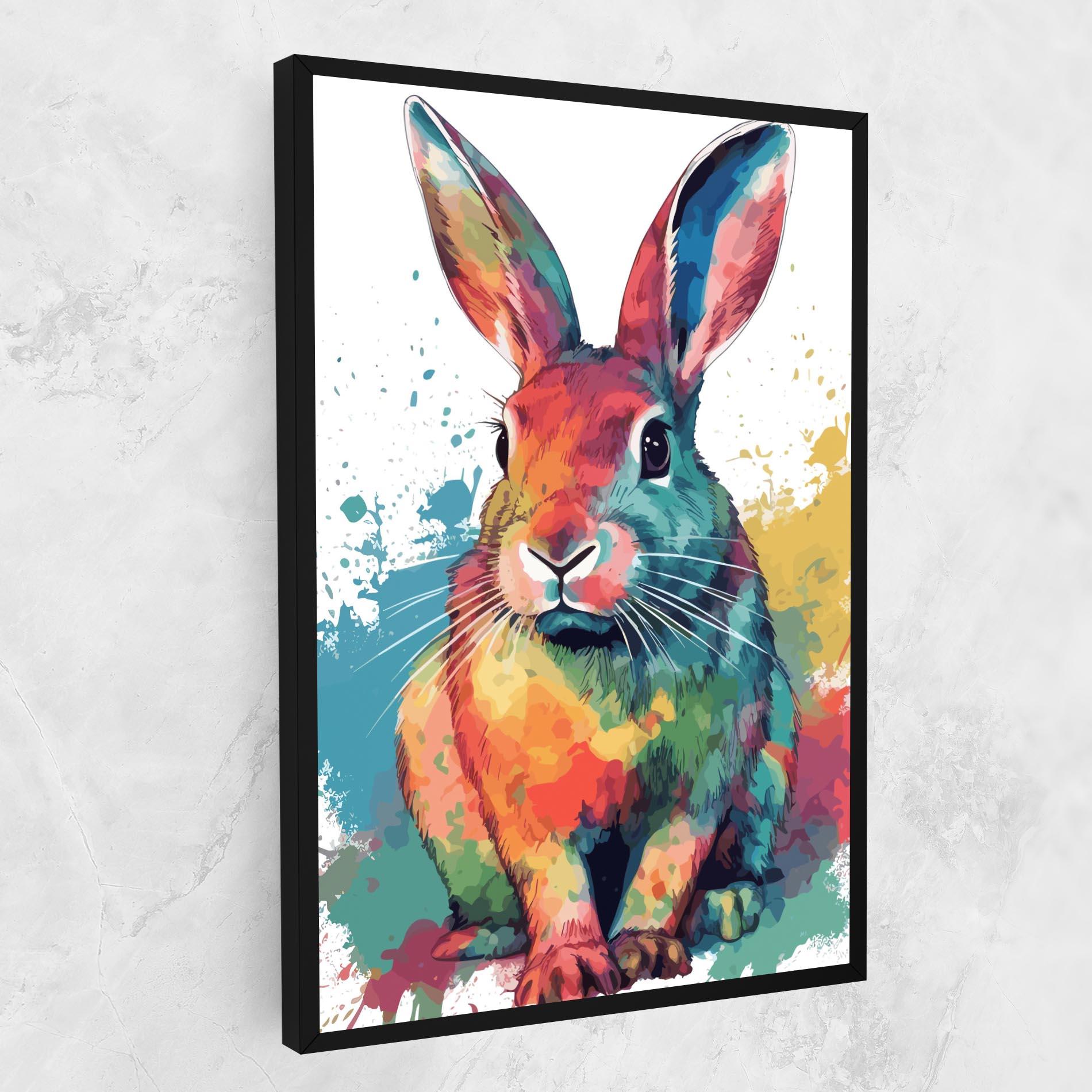 Leinwandbild Brush Rabbit mockup 1