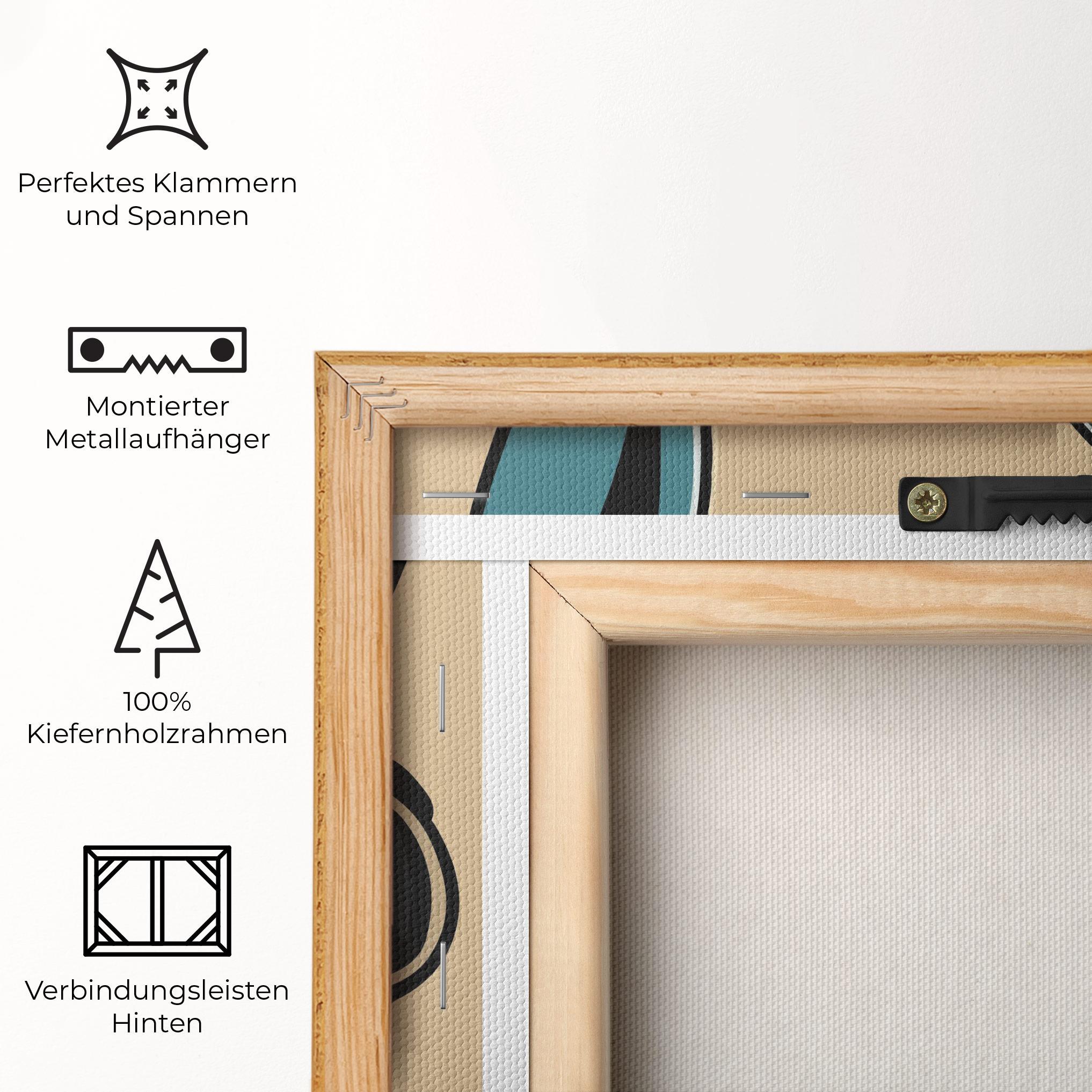 Leinwandbild Blue Baby Bunny mockup 5