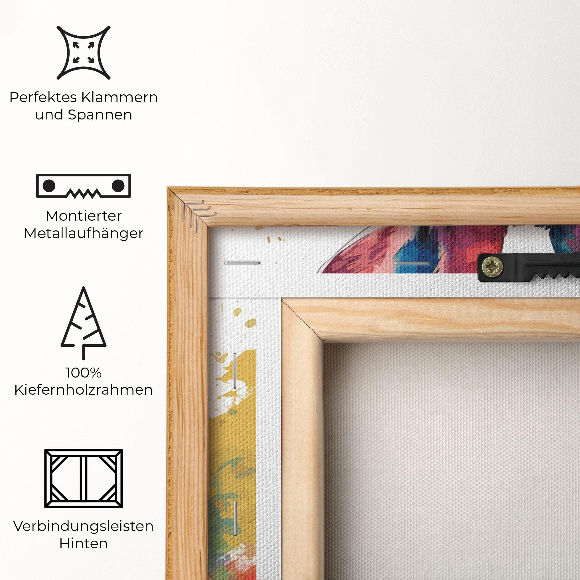 Leinwandbild Brush Rabbit mockup 5