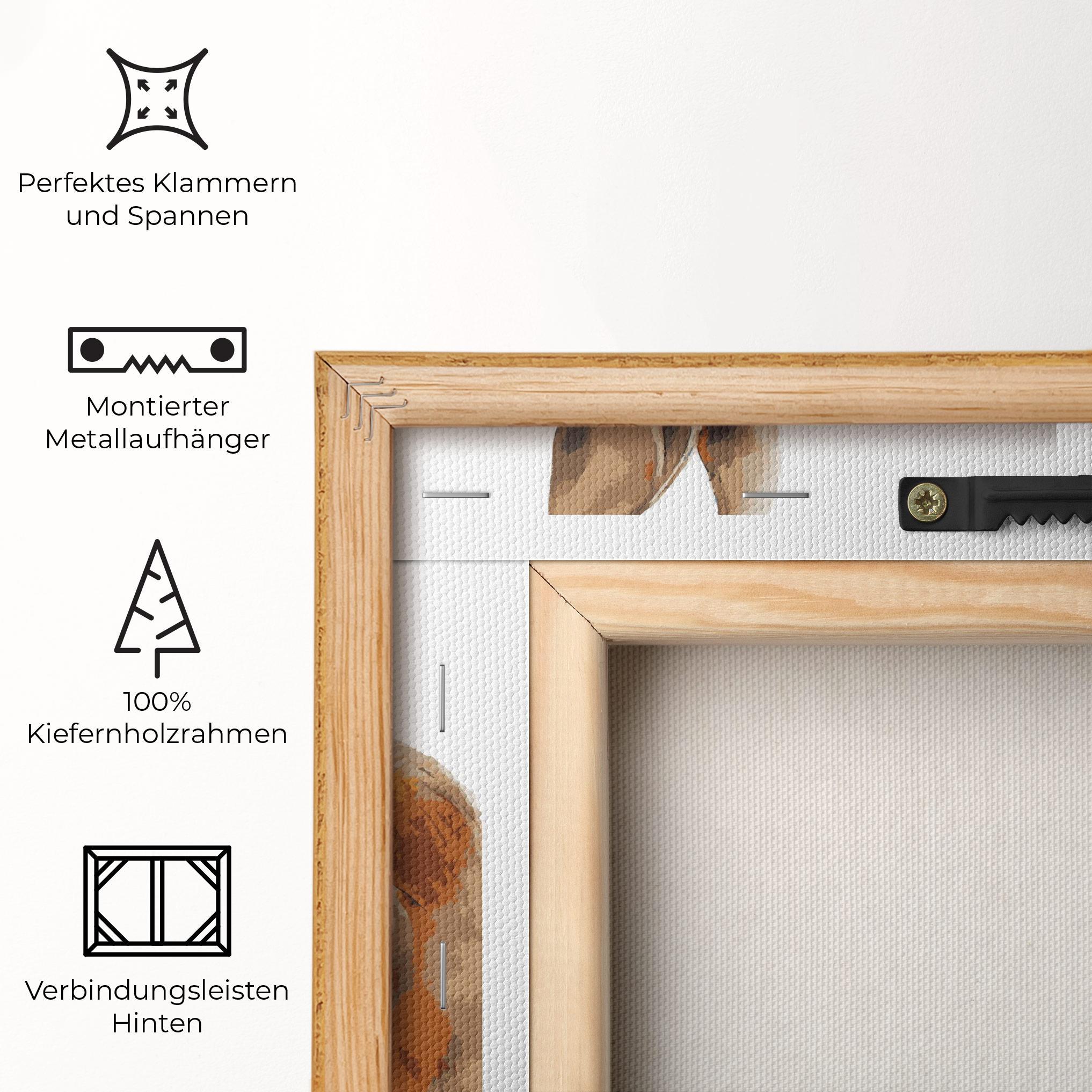 Leinwandbild Bunny Family mockup 5