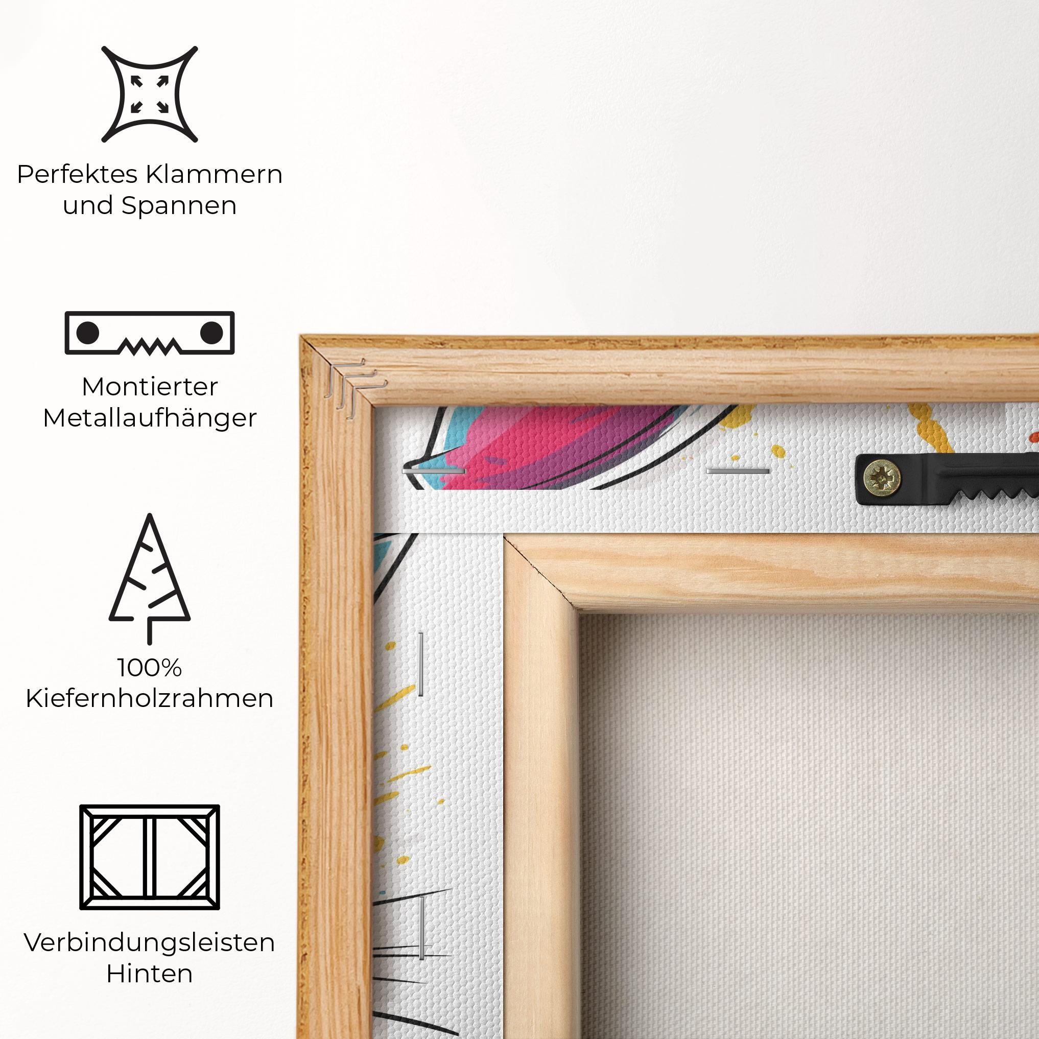 Leinwandbild Crazy Bunny mockup 5