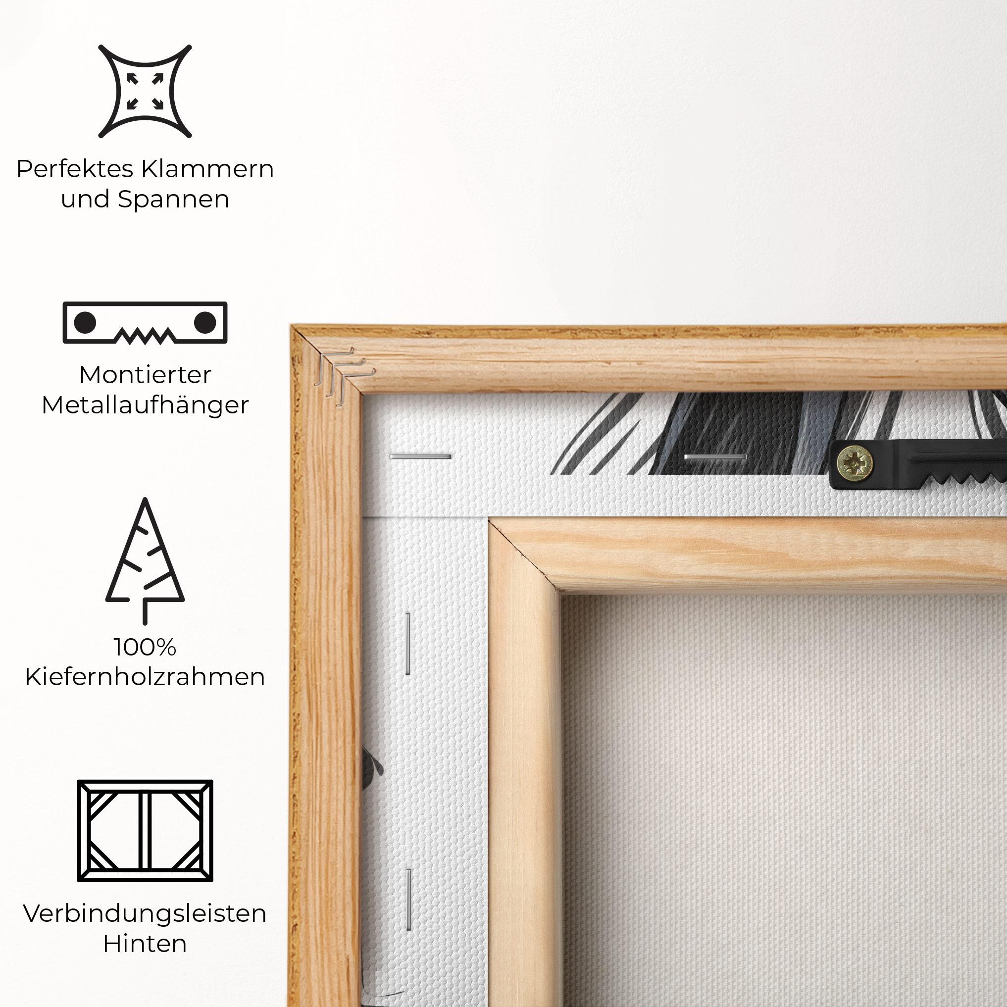 Leinwandbild Cyborg Red Bunny mockup 5