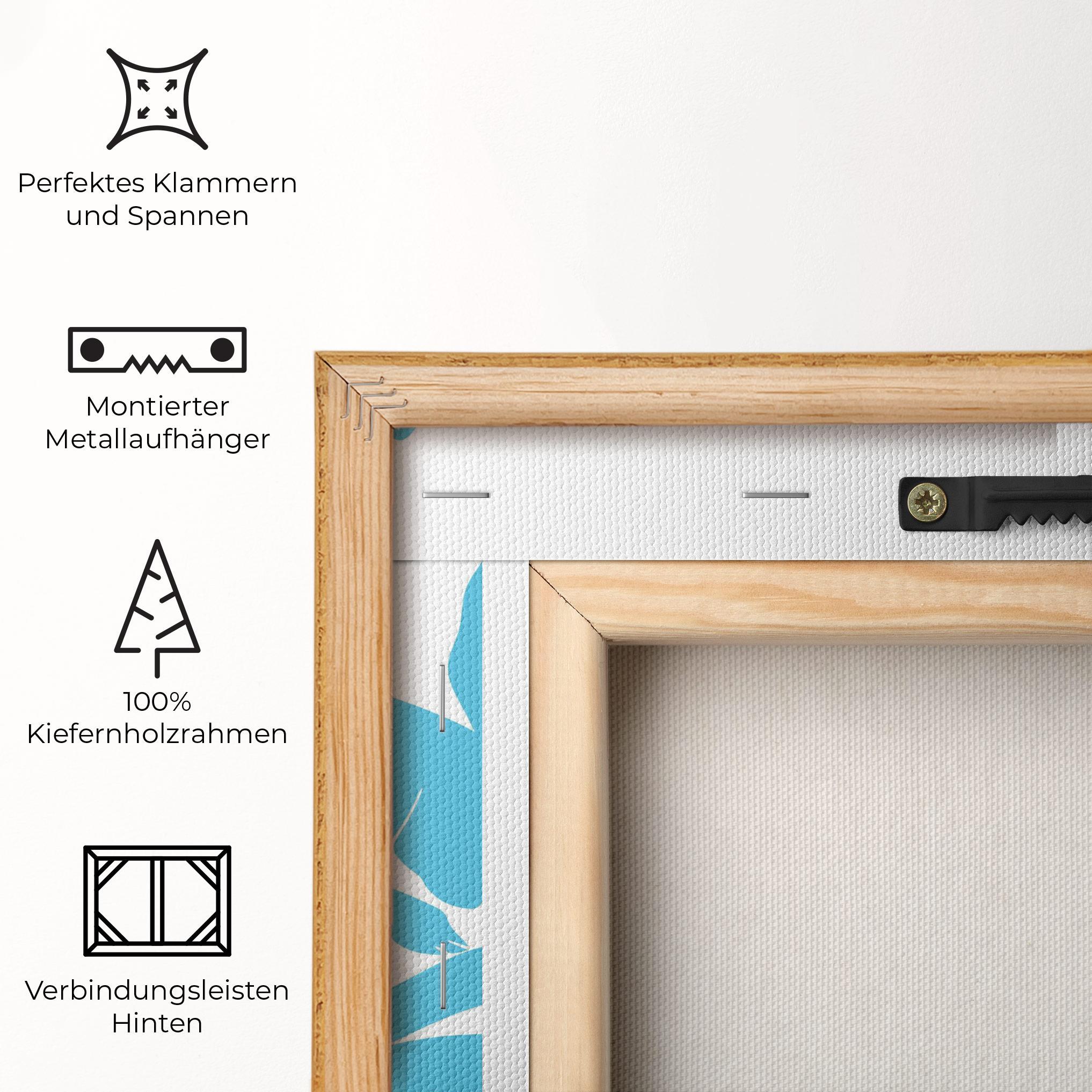 Leinwandbild Rabbits Riso mockup 5