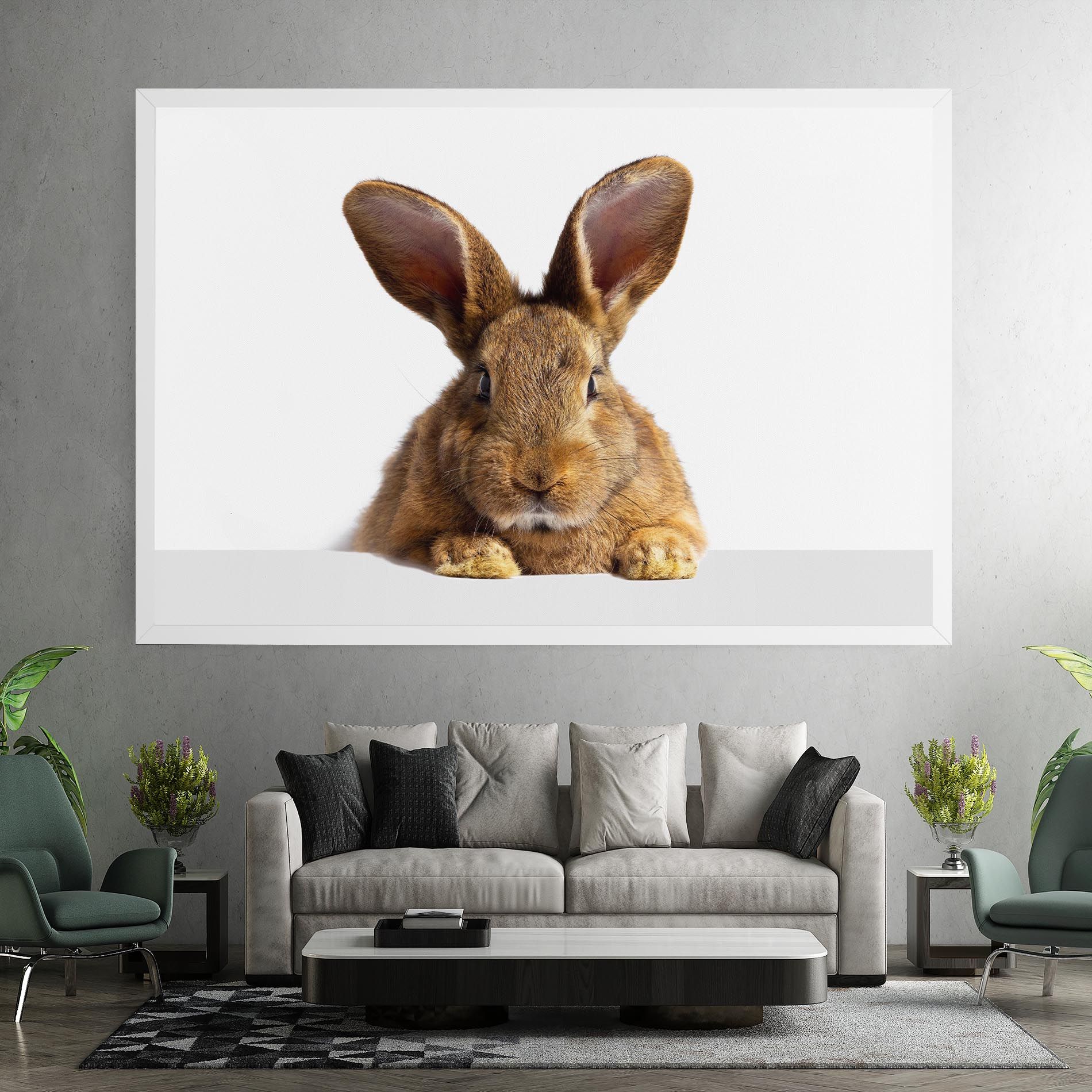 Brown Cute Bunny mockup 7