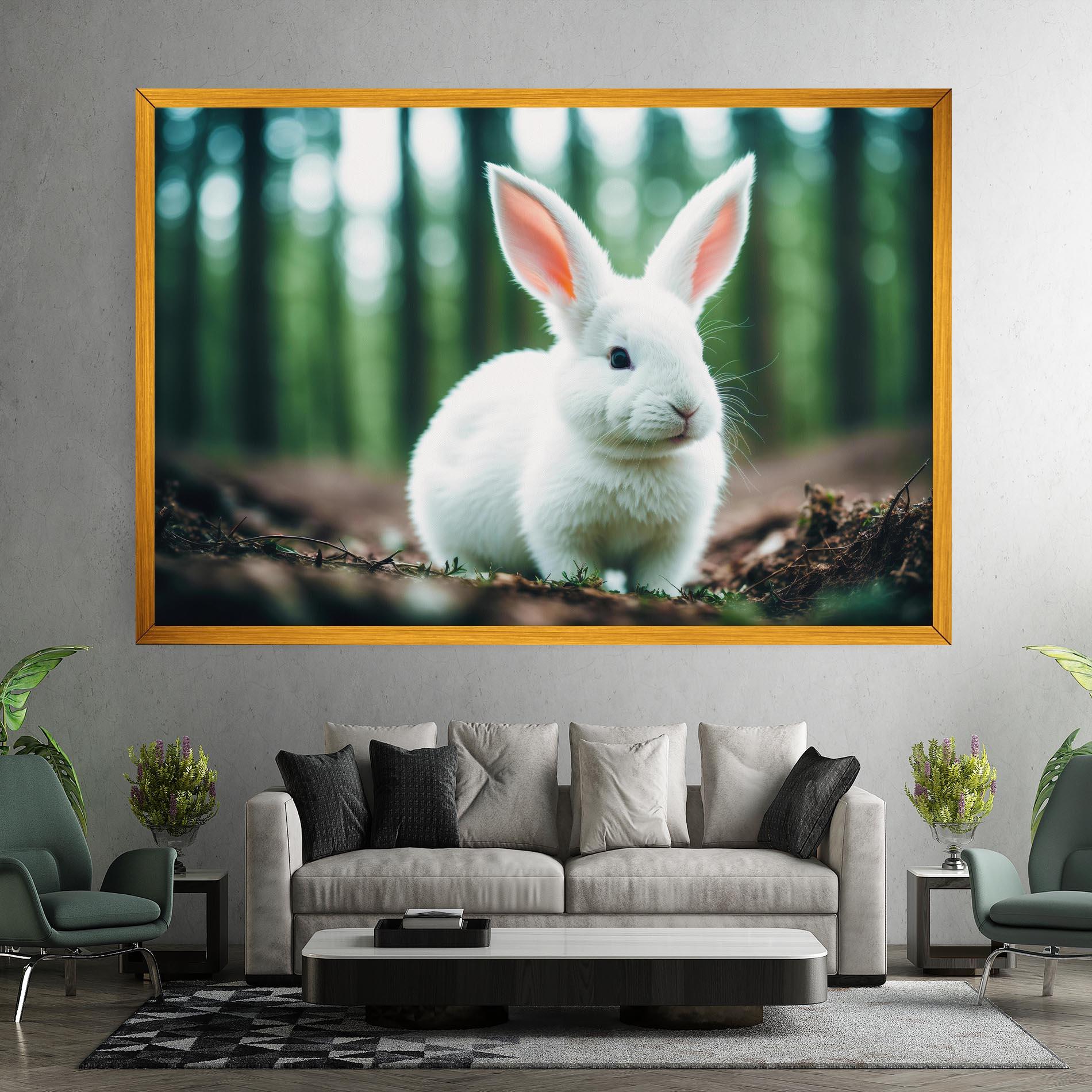 Leinwandbild Forest Bunny mockup 7