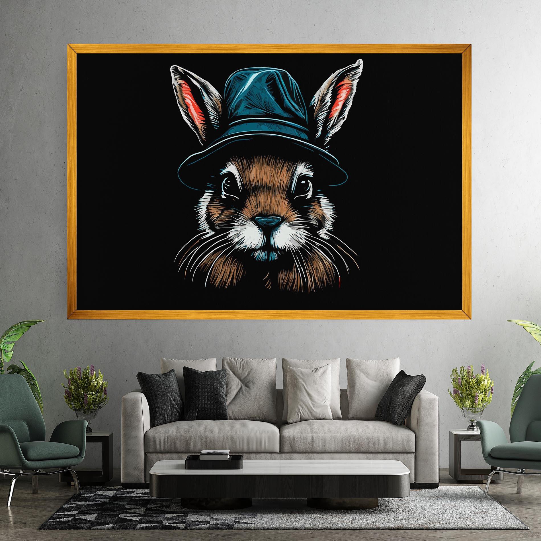 Leinwandbild Hat Bunny mockup 7