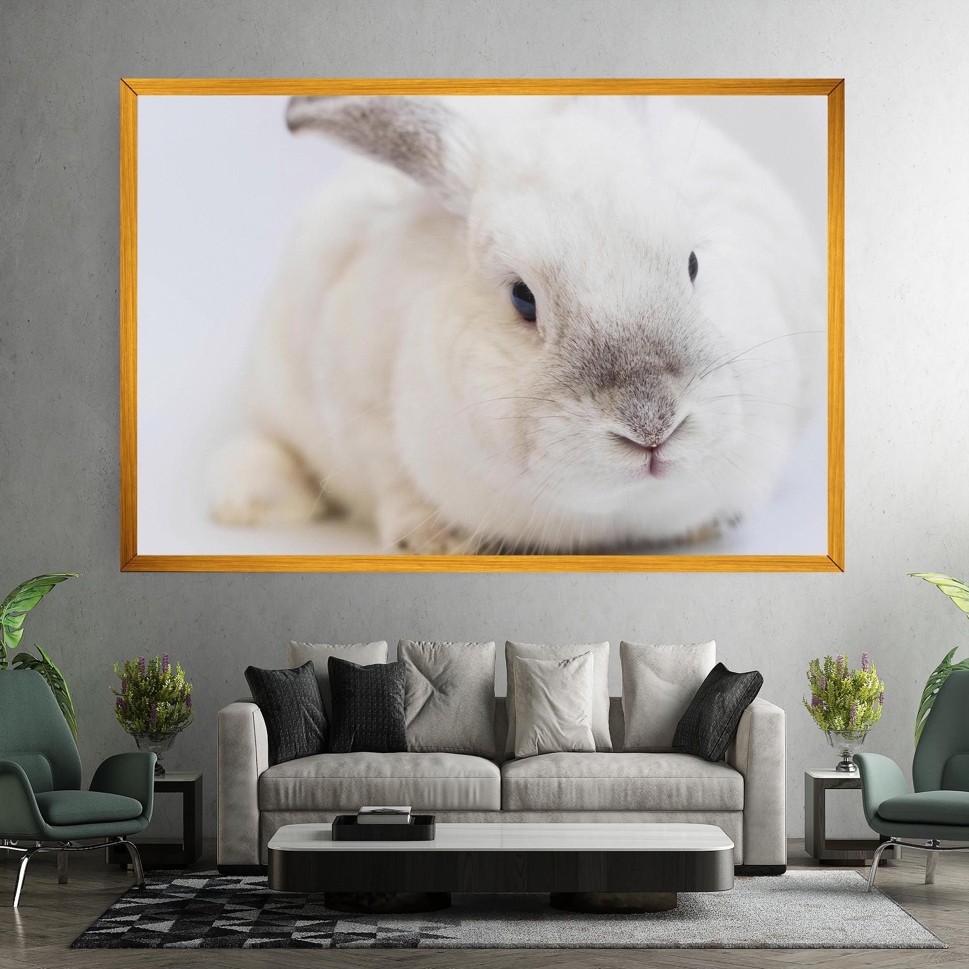 Light Grey Bunny mockup 7