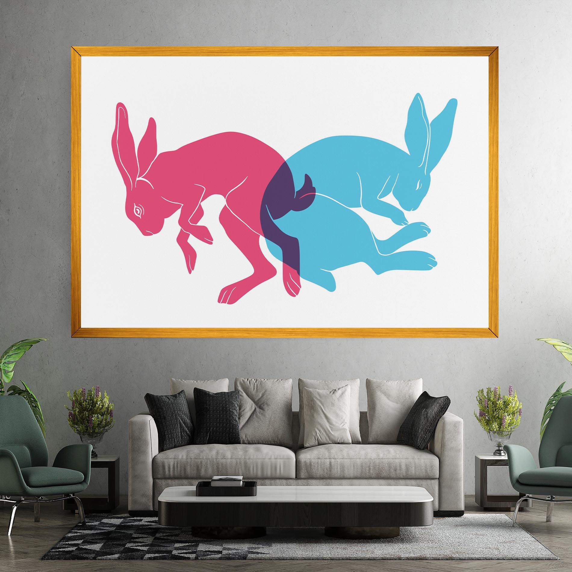 Rabbits Riso mockup 7