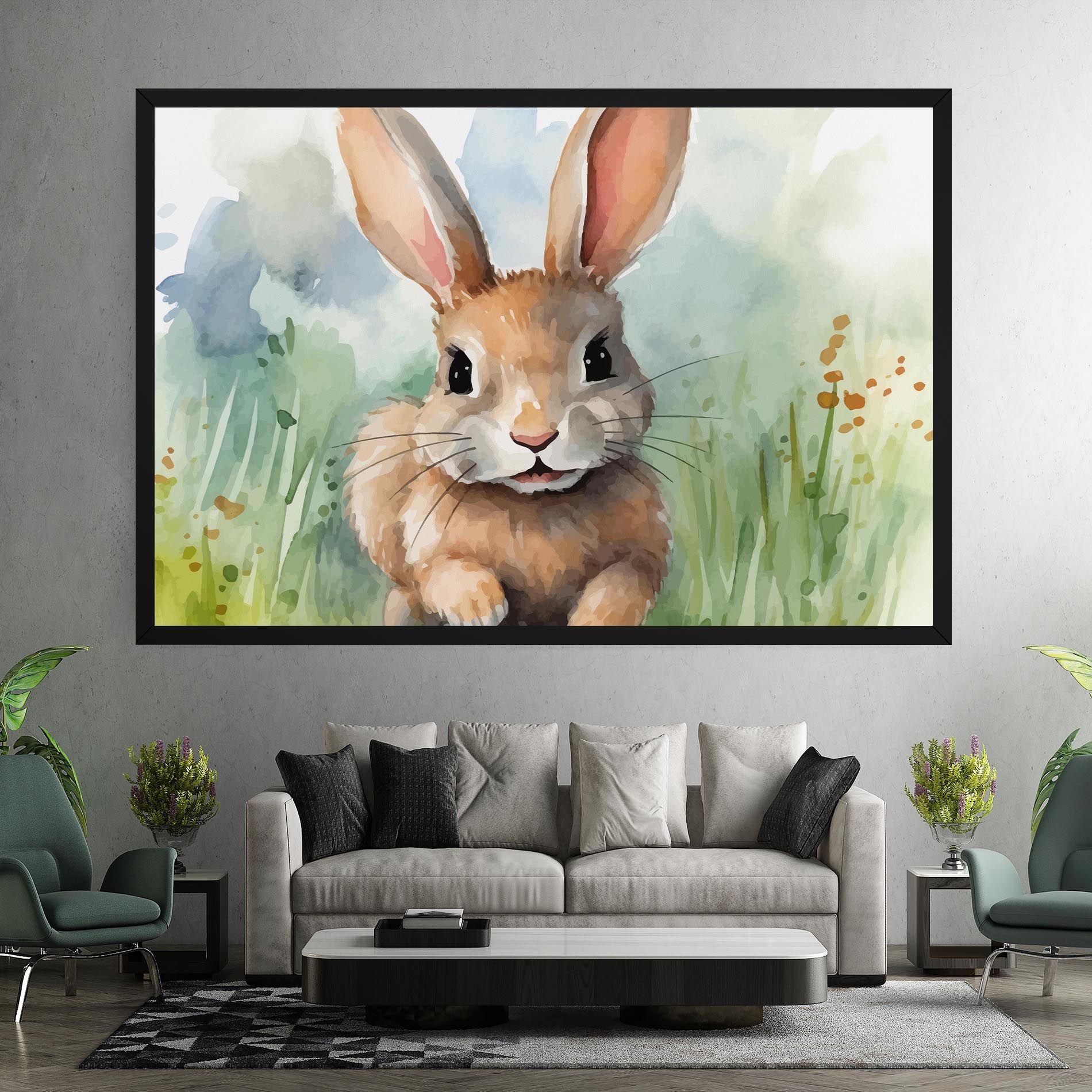 Brown Cream Bunny mockup 7