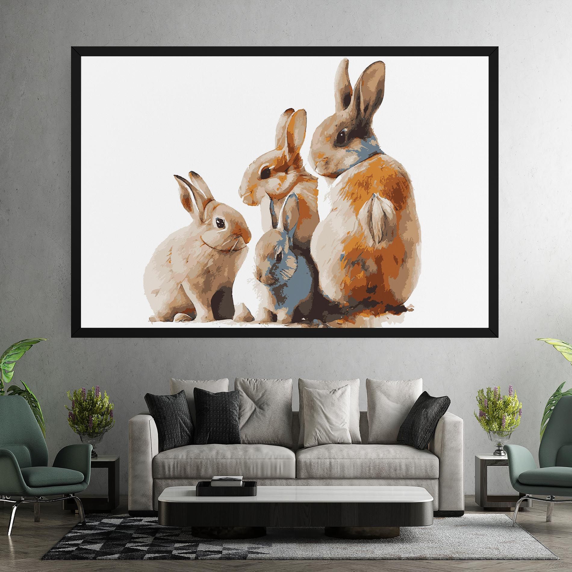 Bunny Family mockup 7