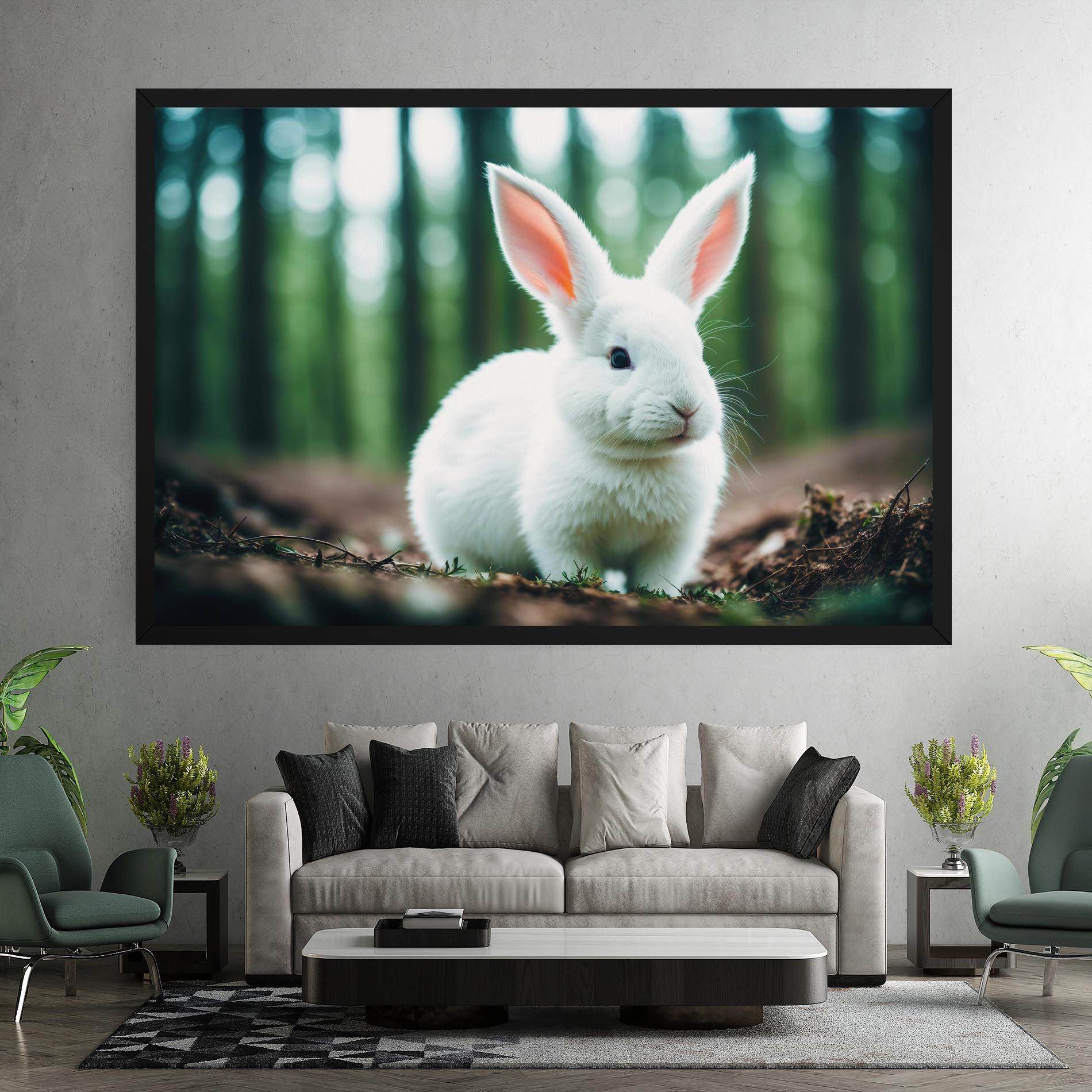 Leinwandbild Forest Bunny mockup 7