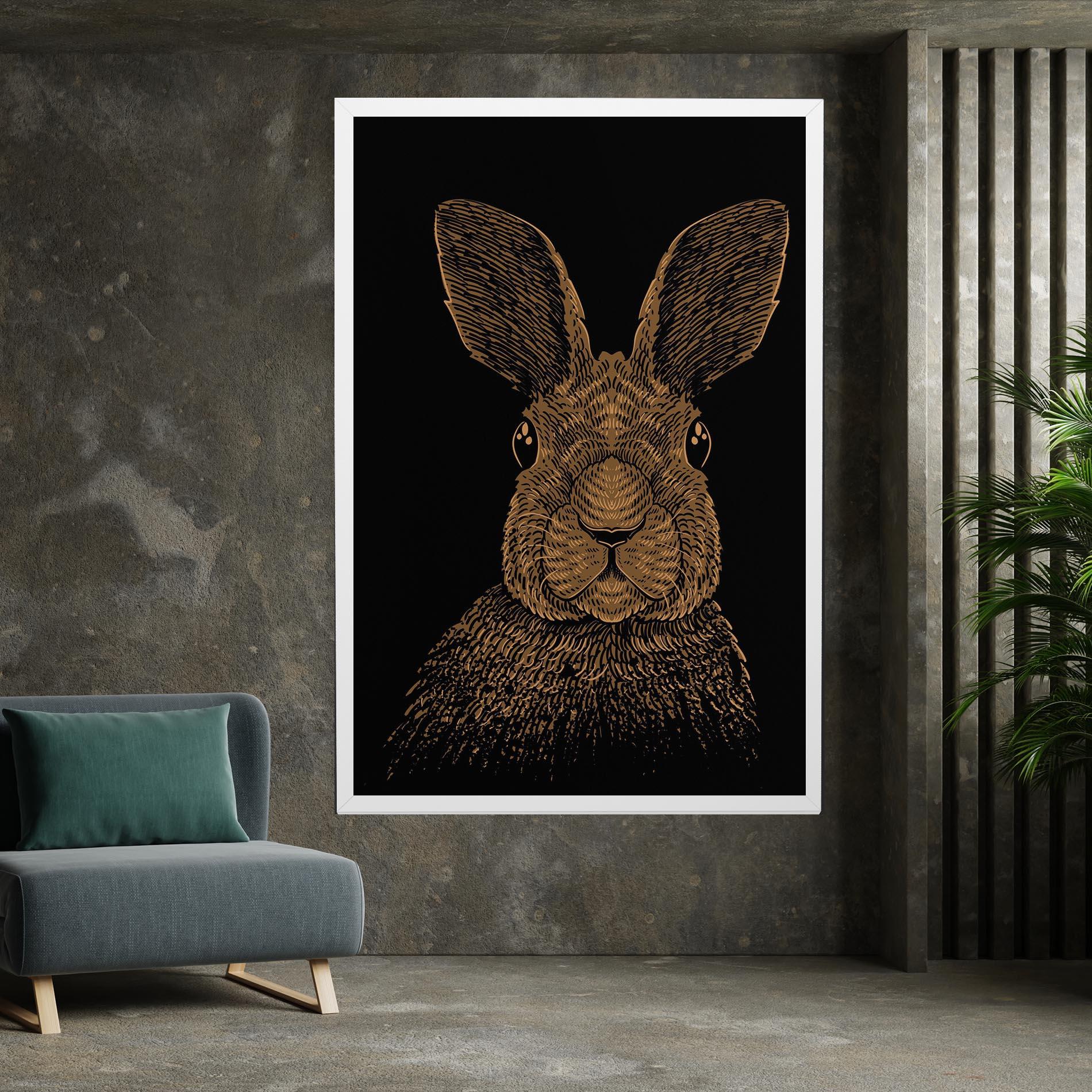 Leinwandbild Brown Bunny mockup 7