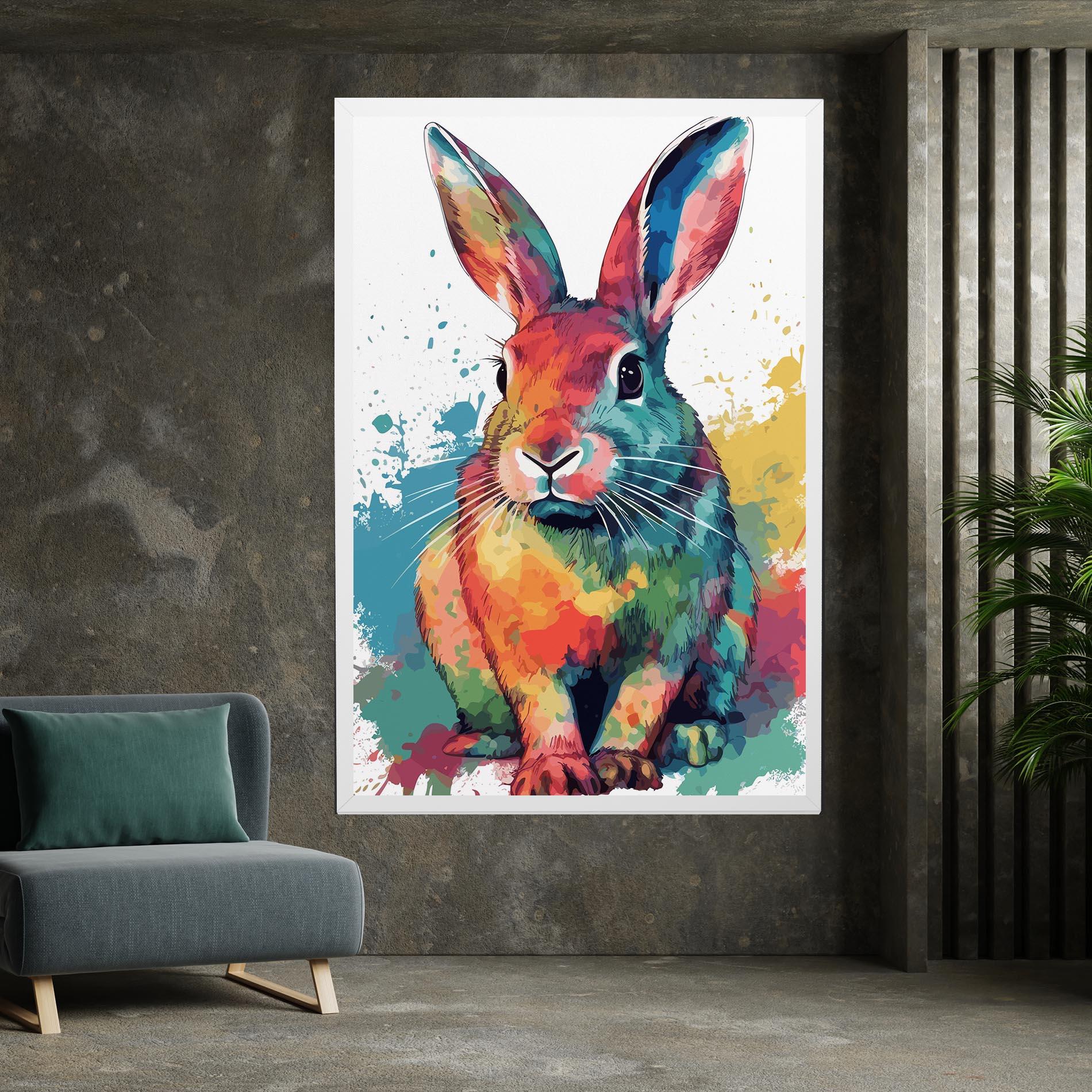 Leinwandbild Brush Rabbit mockup 7