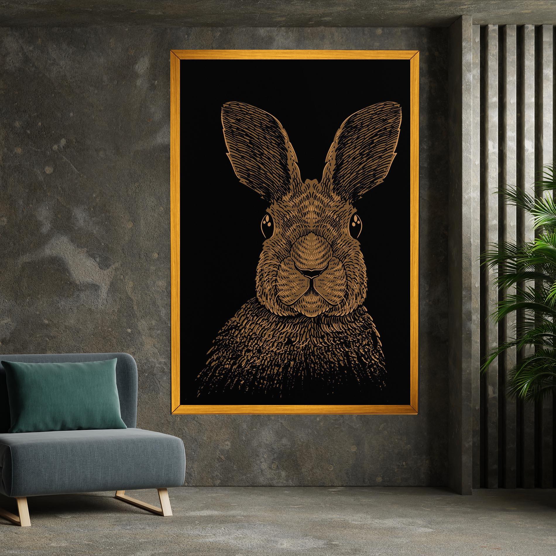 Leinwandbild Brown Bunny mockup 7