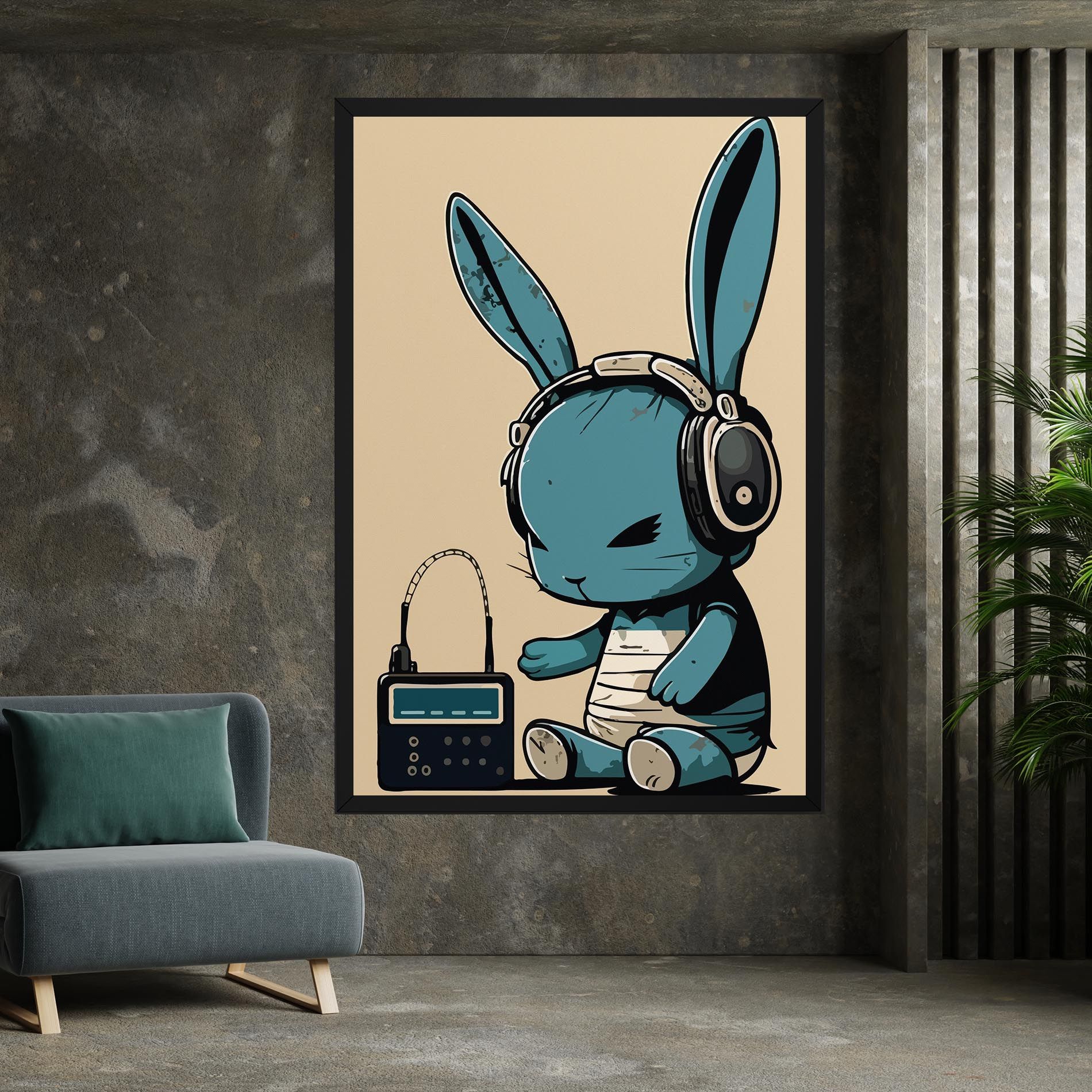Blue Baby Bunny mockup 7