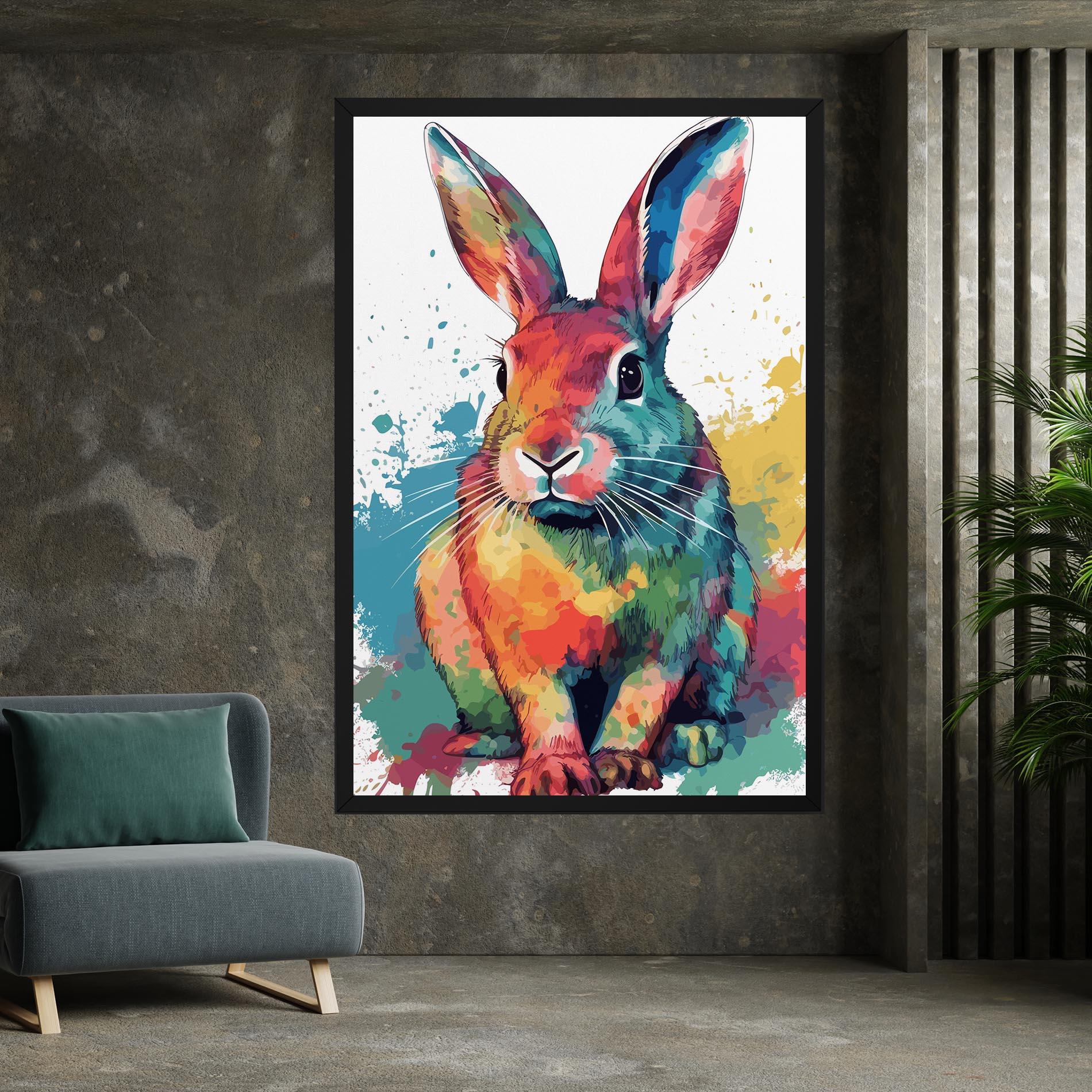 Leinwandbild Brush Rabbit mockup 7