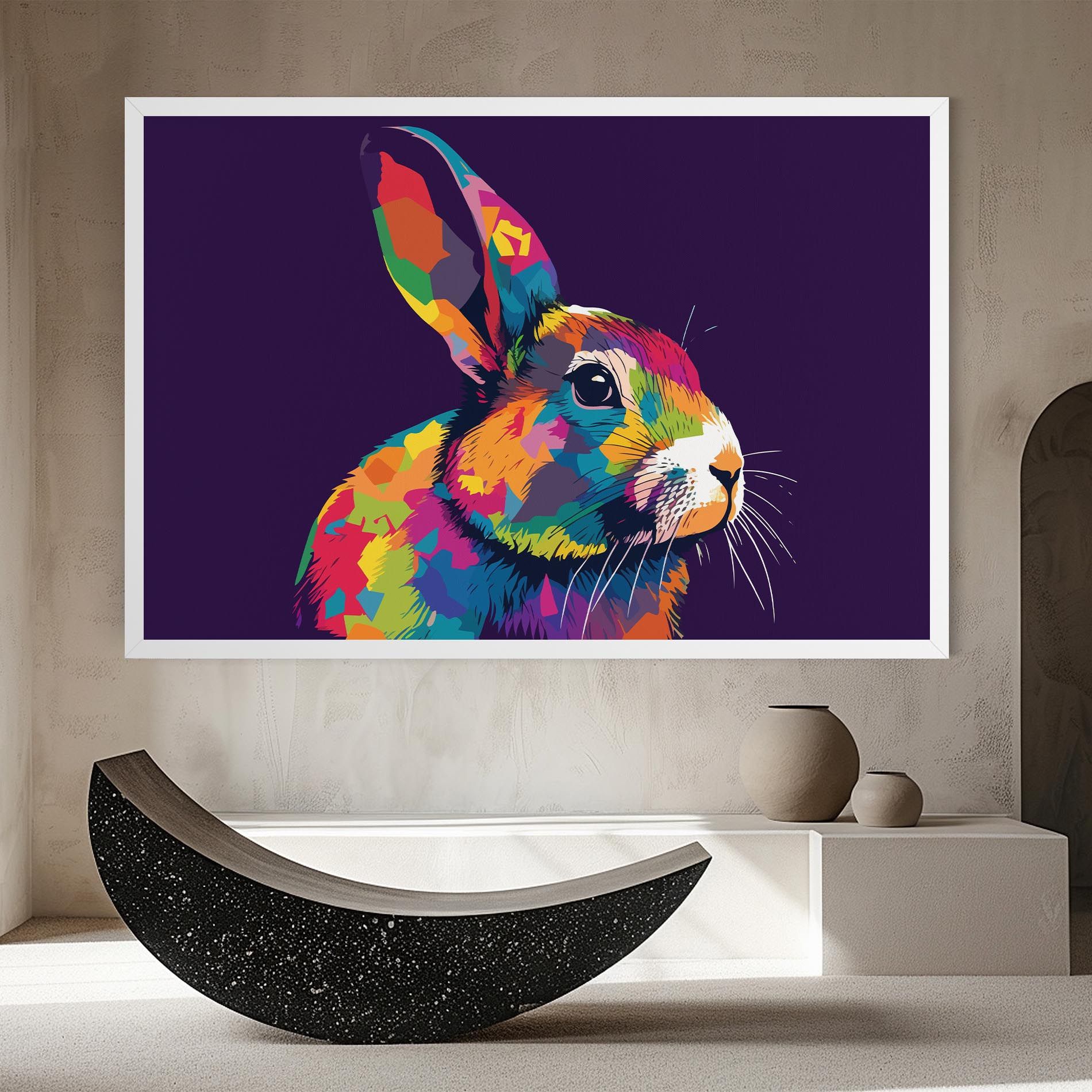 Bunny On Purple mockup 8